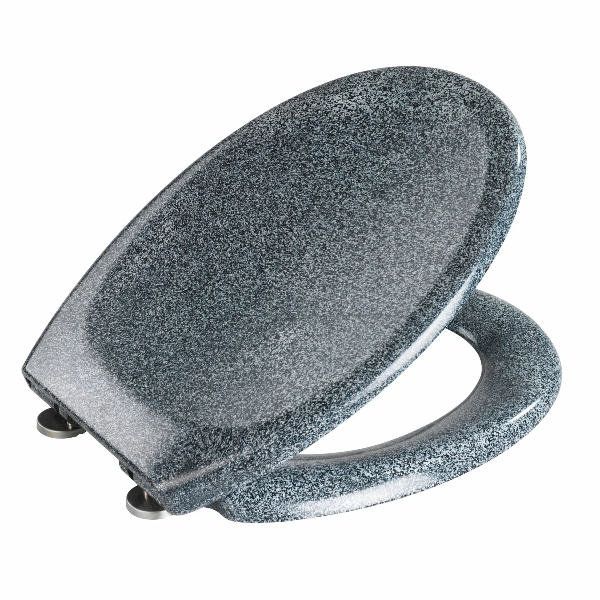 WENKO OTTANA WC-Sitz, Grau, mit Absenkautomatik
