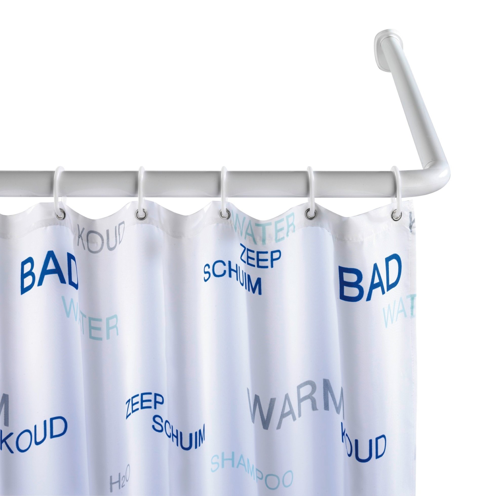 WENKO UNIVERSAL Winkelstange, Weiß