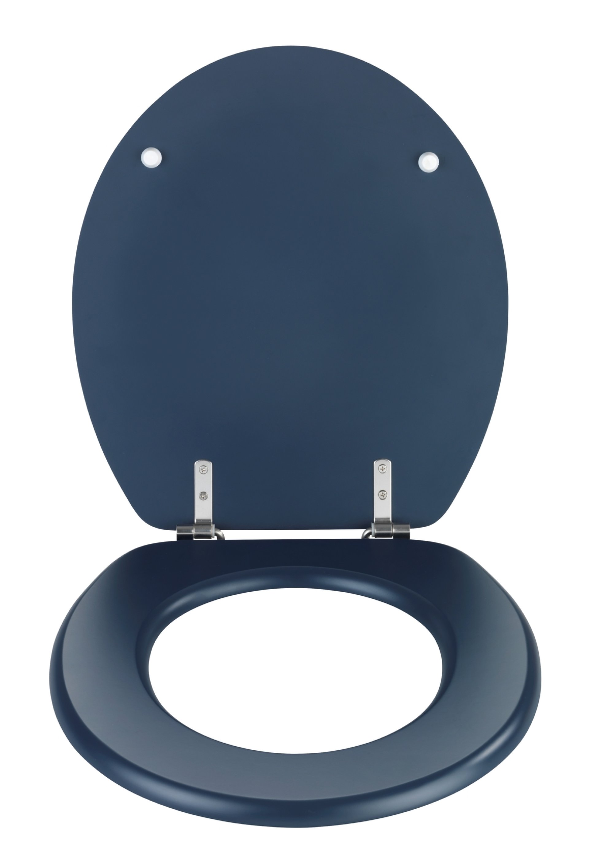 WENKO PRIMA WC-Sitz, Blau, aus MDF