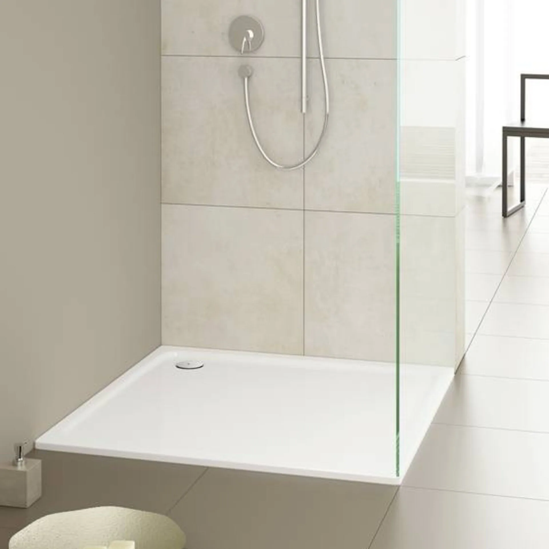 KALDEWEI SUPERPLAN CLASSIC Duschwanne 75 cm breit, Weiß, Mod. 387-1