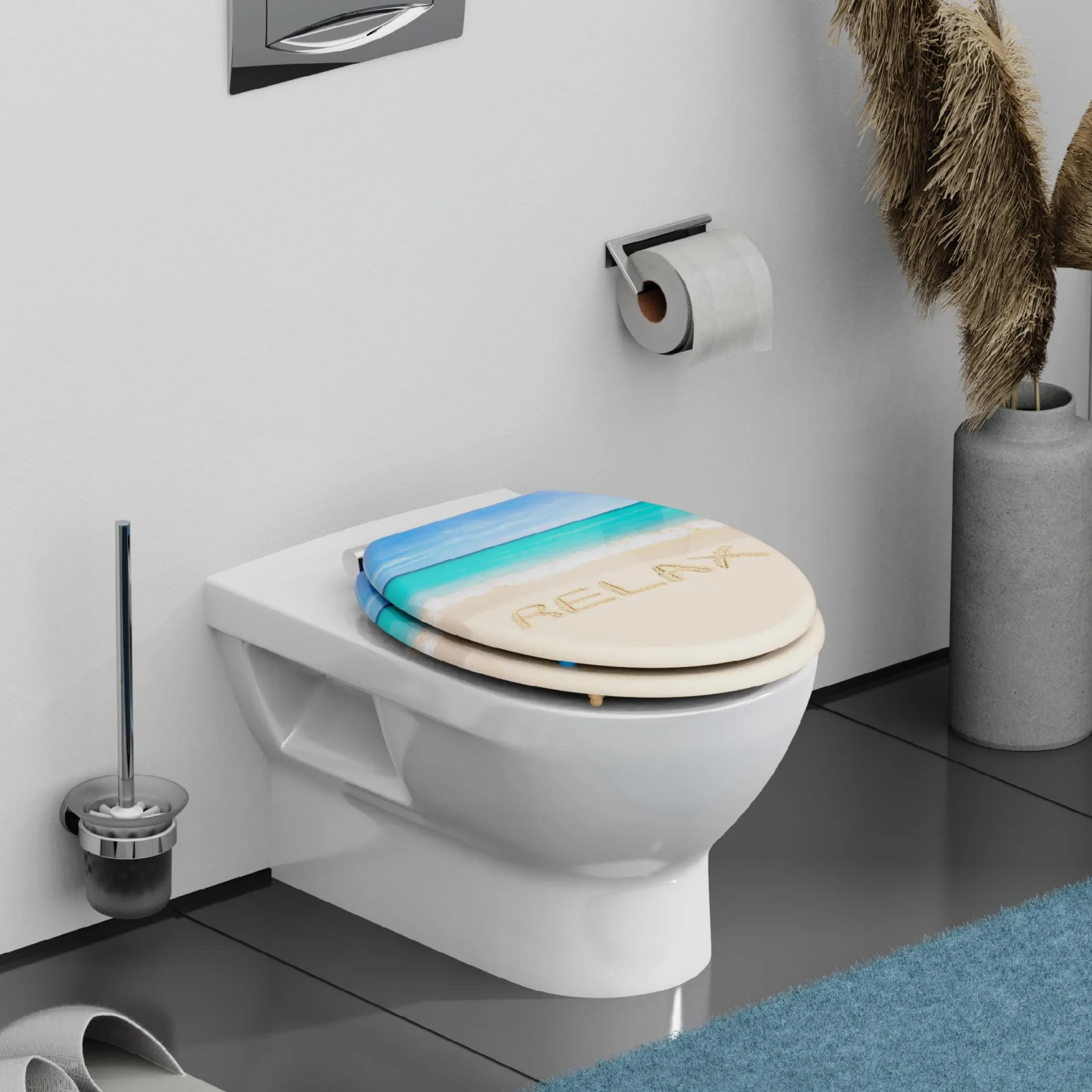 SCHÜTTE RELAX WC-Sitz, MDF, mit Absenkautomatik