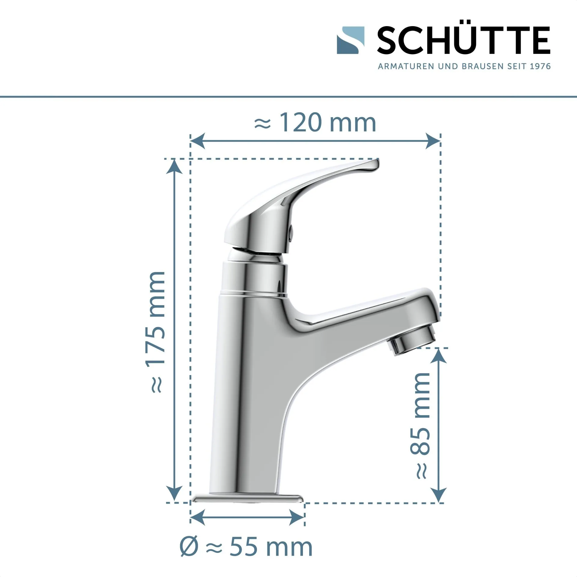 SCHÜTTE VICO Standventil, Chrom