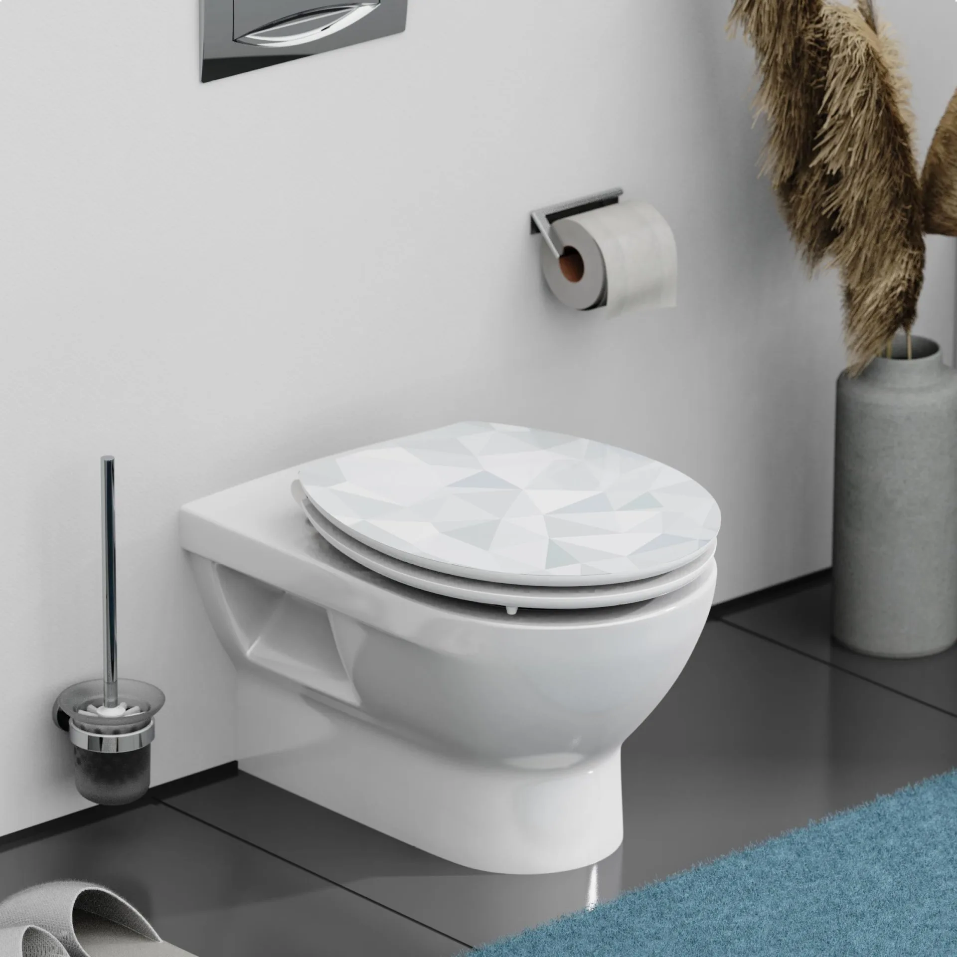 SCHÜTTE DIAMOND WC-Sitz, MDF HG, mit Absenkautomatik