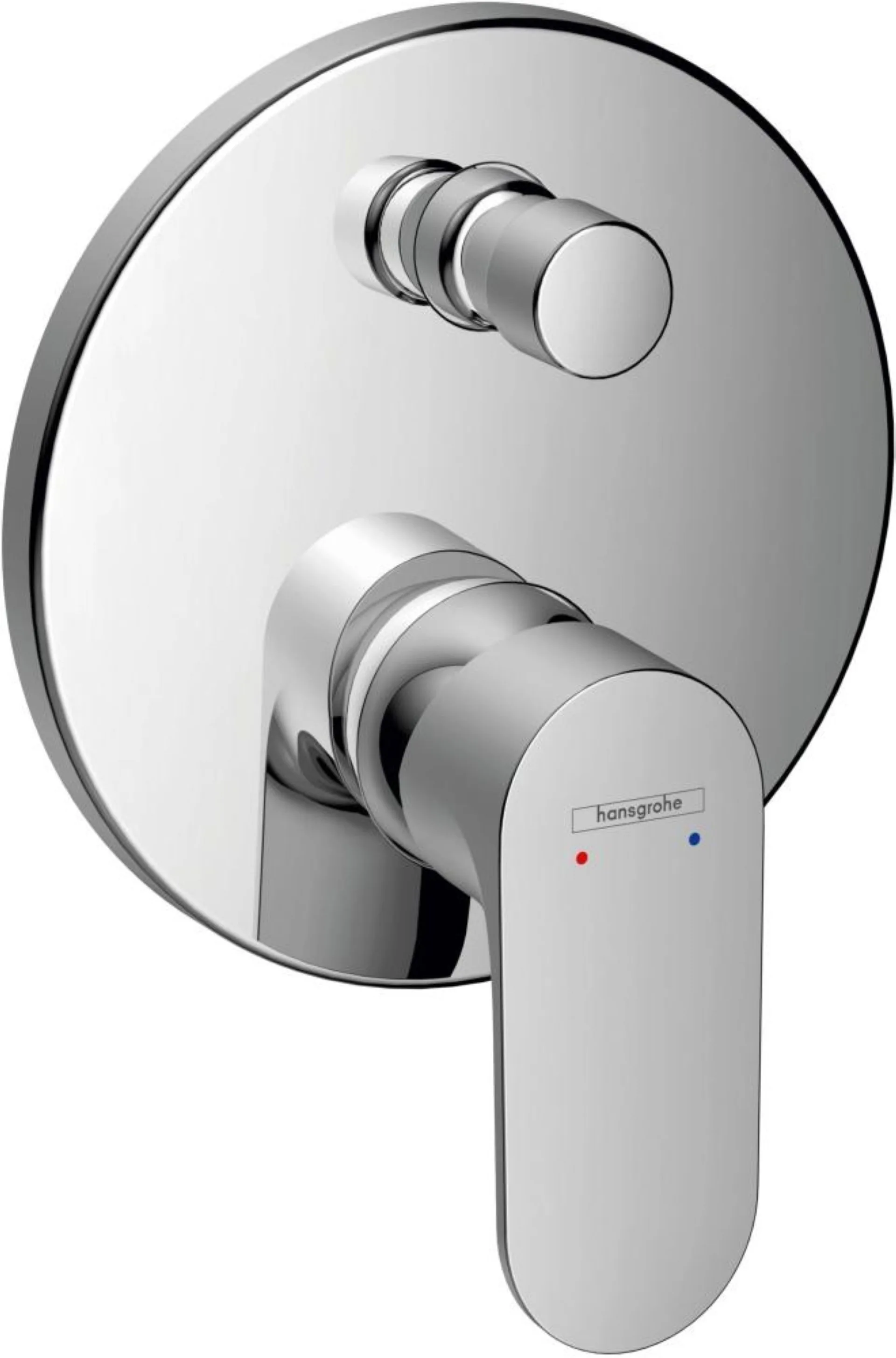 HANSGROHE REBRIS S Badewannenarmatur, Chrom, Unterputz, rund, mit Sicherungskombination