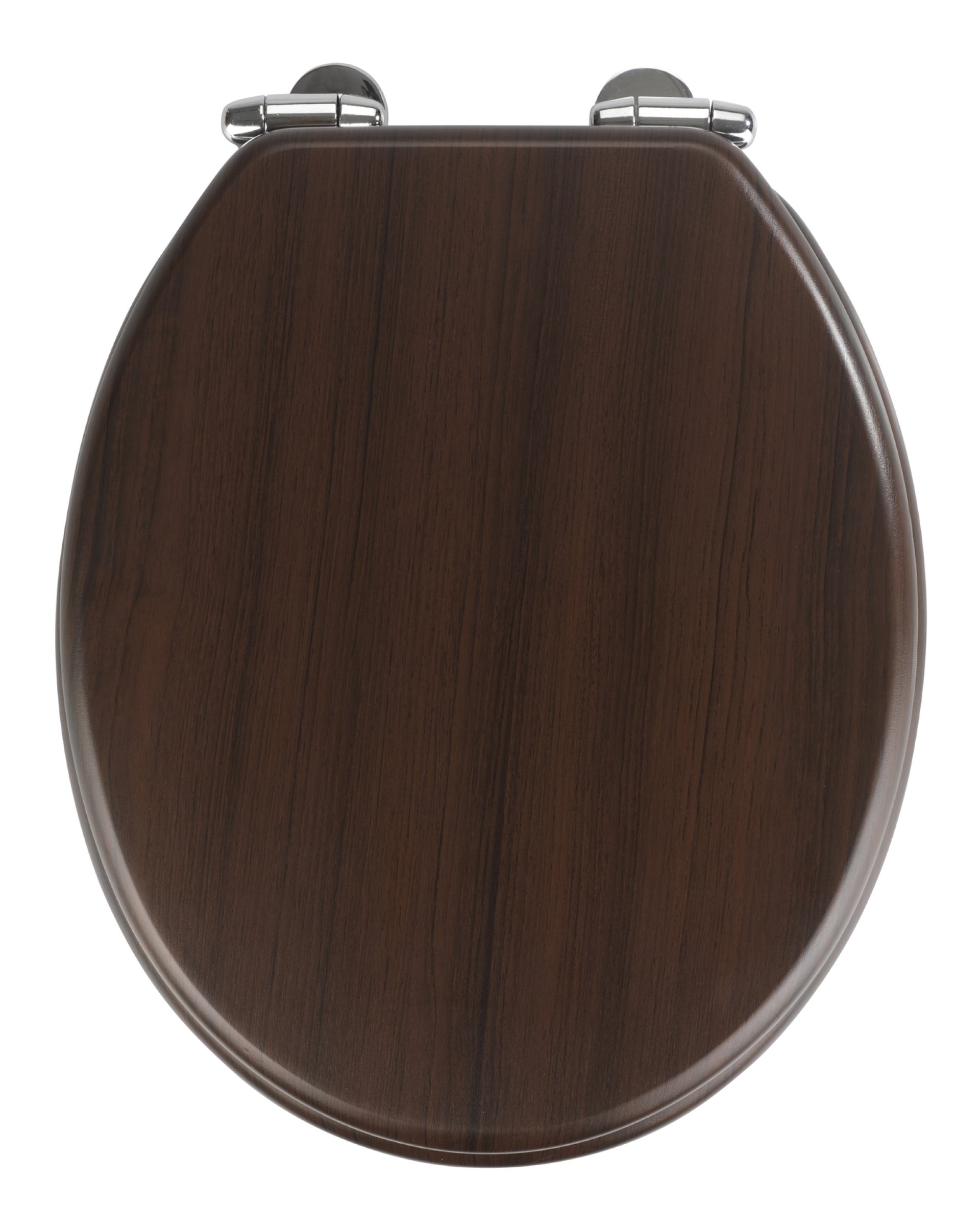 WENKO WENGE WC-Sitz, Braun, mit Absenkautomatik