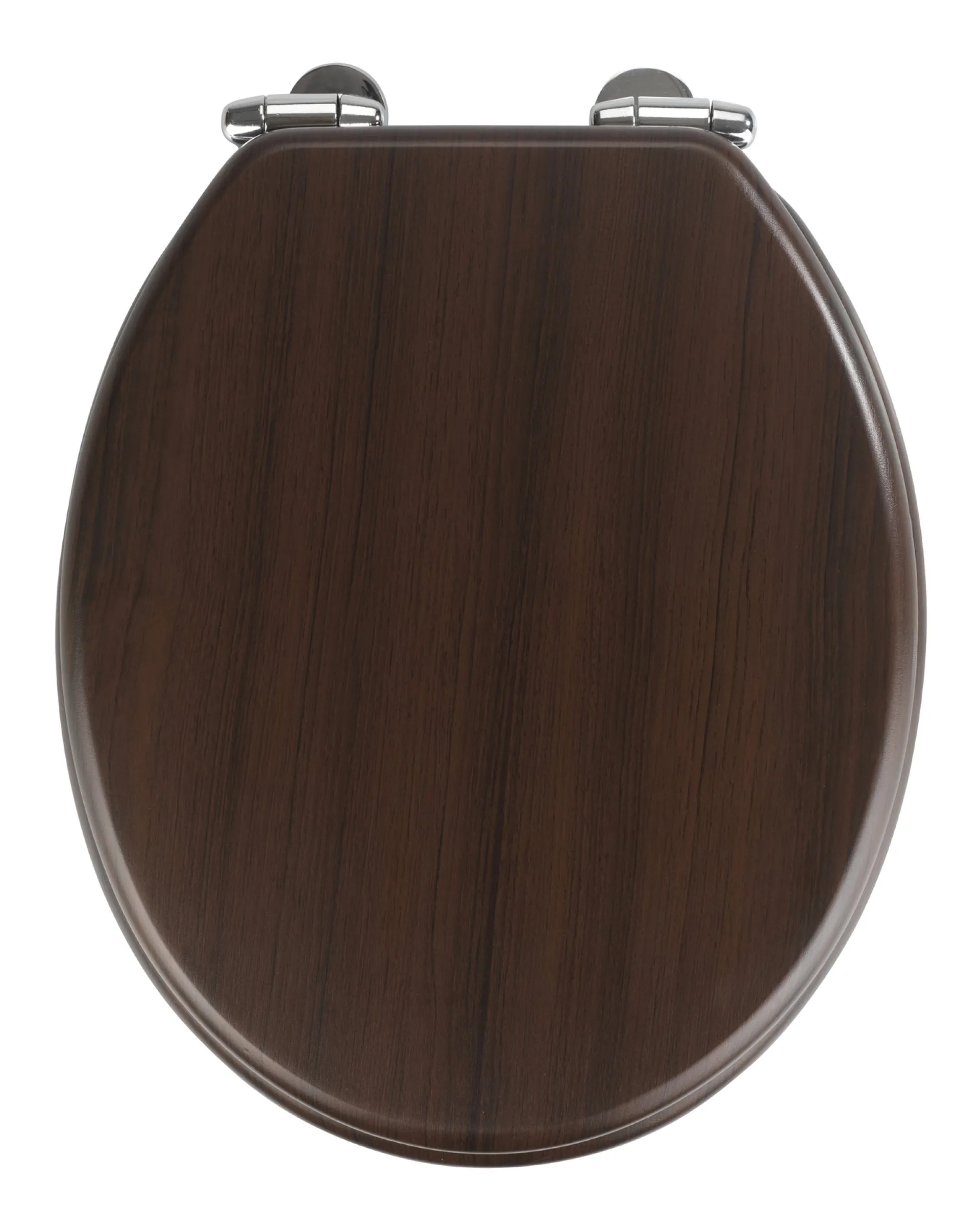 WENKO WENGE WC-Sitz, Braun, mit Absenkautomatik