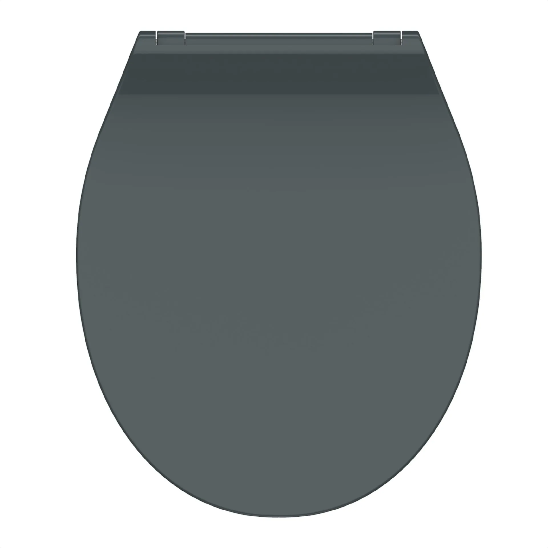 SCHÜTTE SLIM ANTHRAZIT WC-Sitz, Kunststoff, mit Absenkautomatik und Schnellverschluss