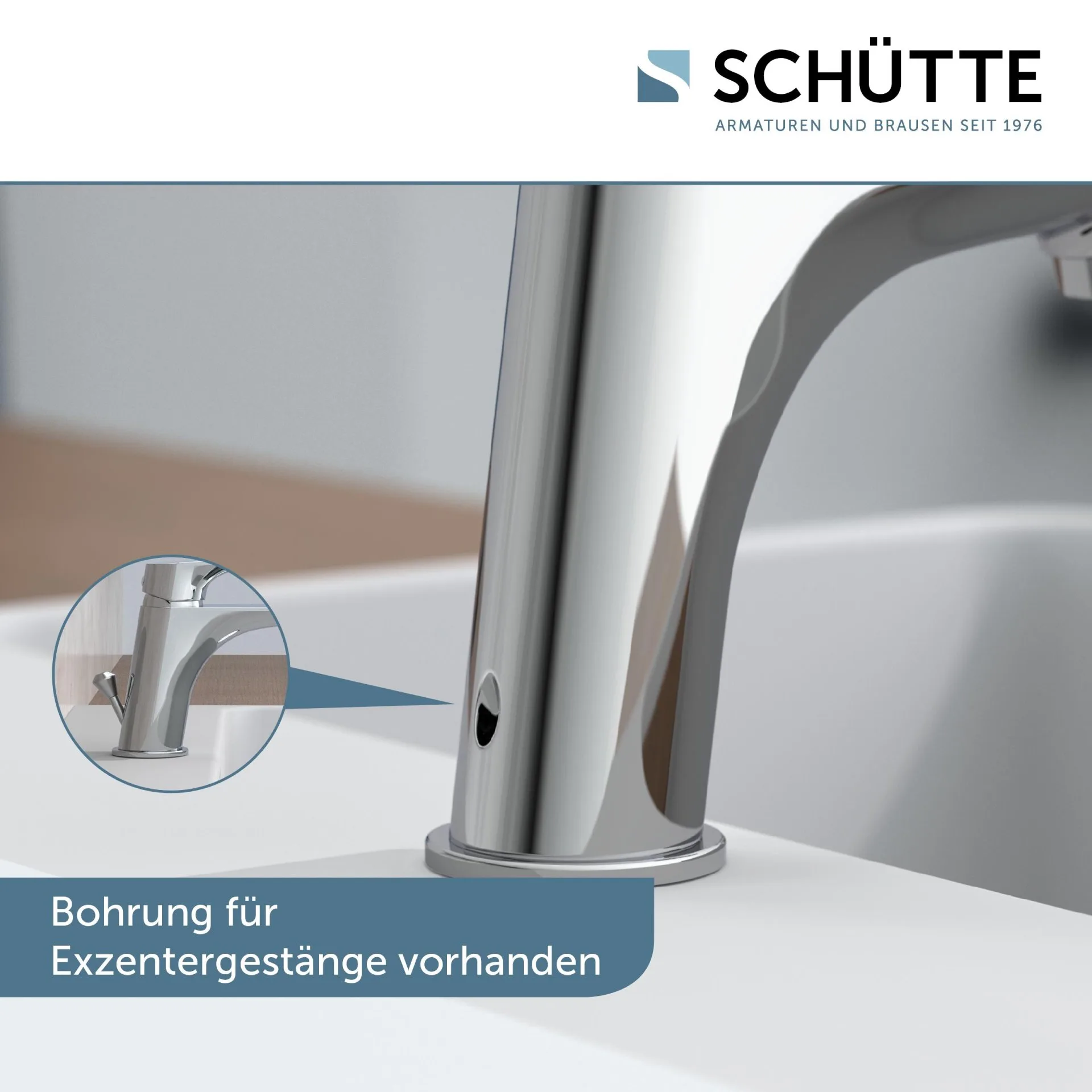 SCHÜTTE BOSTON Waschtischarmatur, Chrom