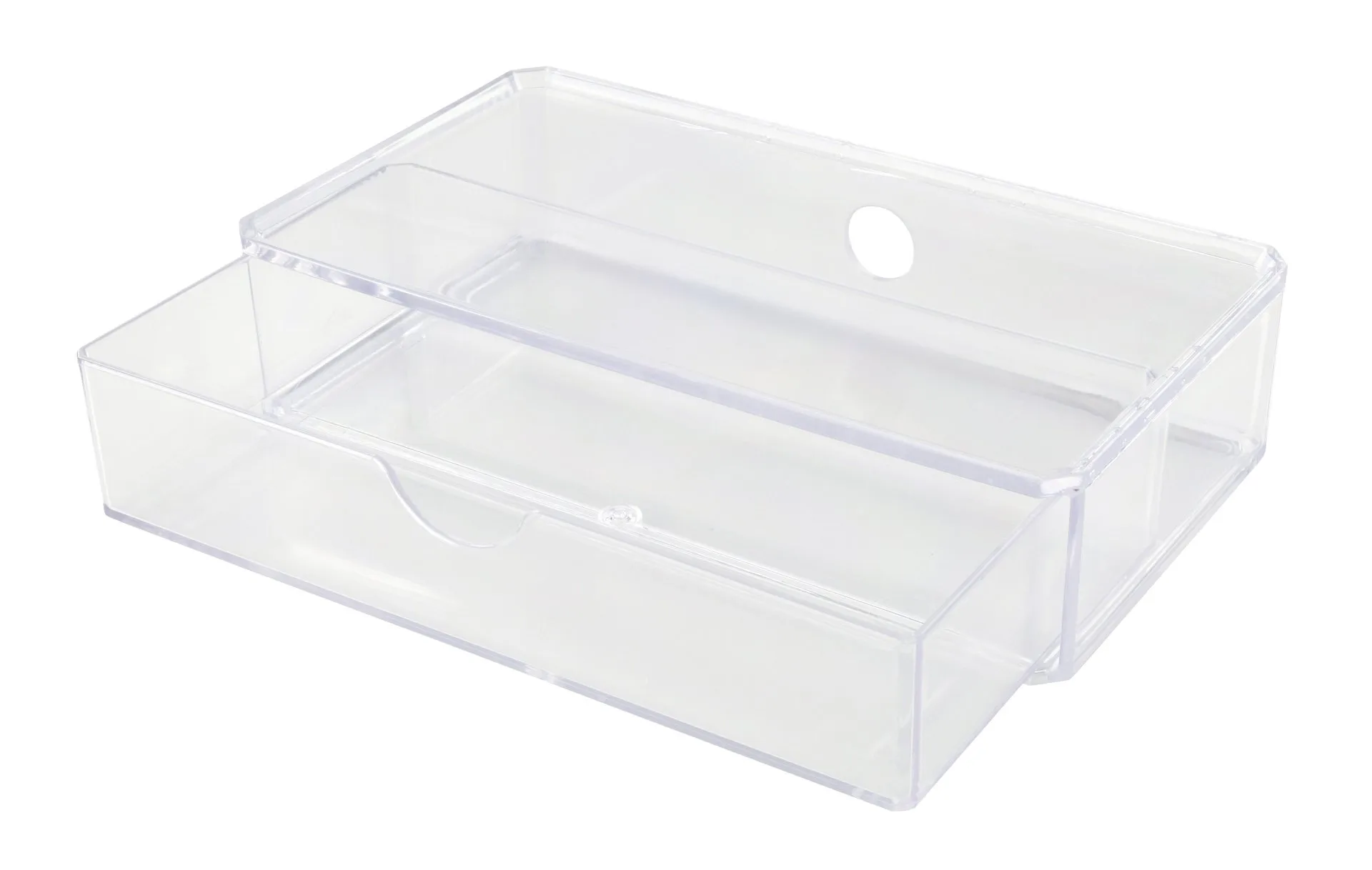 Fackelmann Kosmetik-Organizer mit Schublade Breite 18 cm Kunststoff
