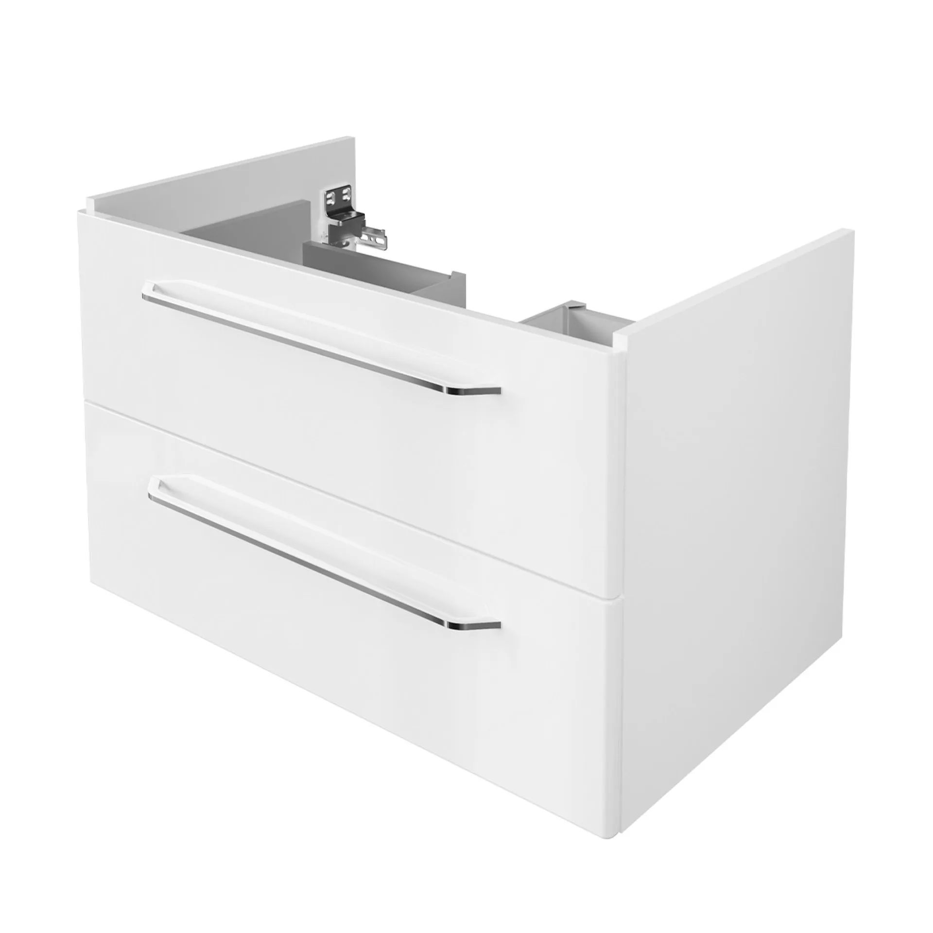 FACKELMANN MILANO Waschbeckenunterschrank 80 cm breit, Weiß
