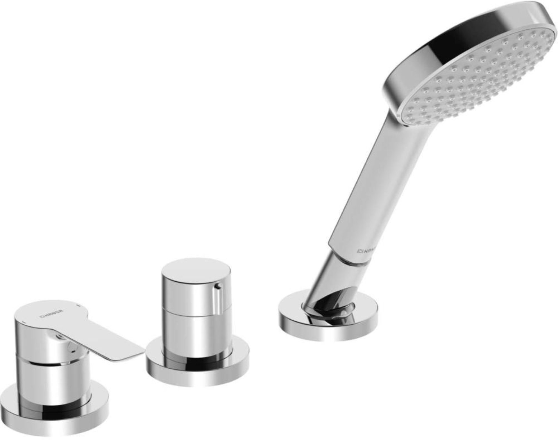 HANSA HANSALIGNA Brausearmatur, Chrom, Komplettset rund