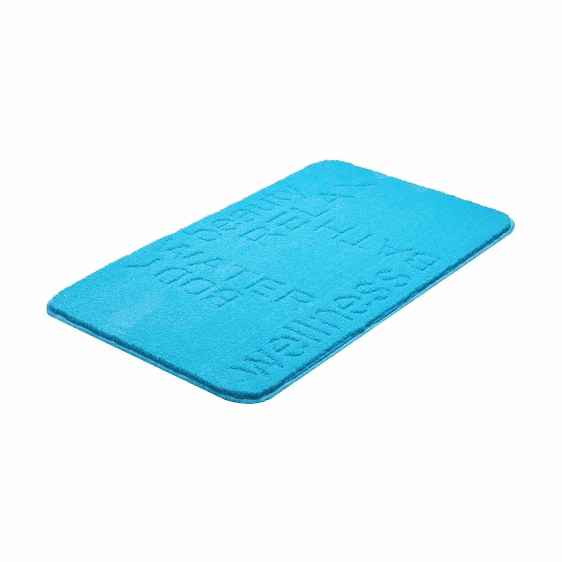 GRUND FEELING Badematte 70 x 120 cm, Blau