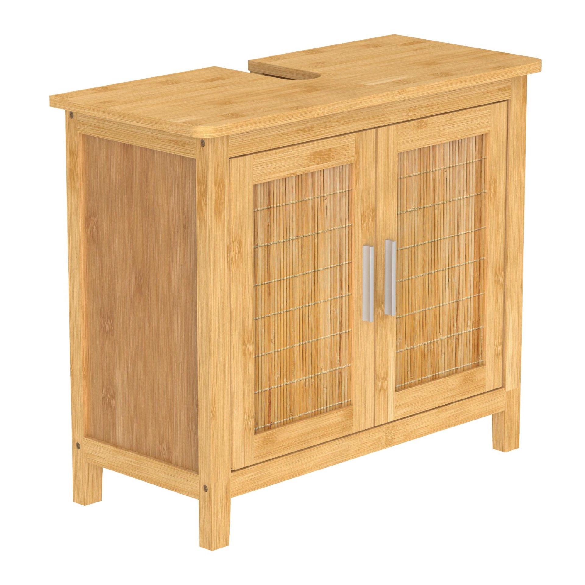 EISL BAMBUS Waschbeckenunterschrank 67 cm breit, Braun