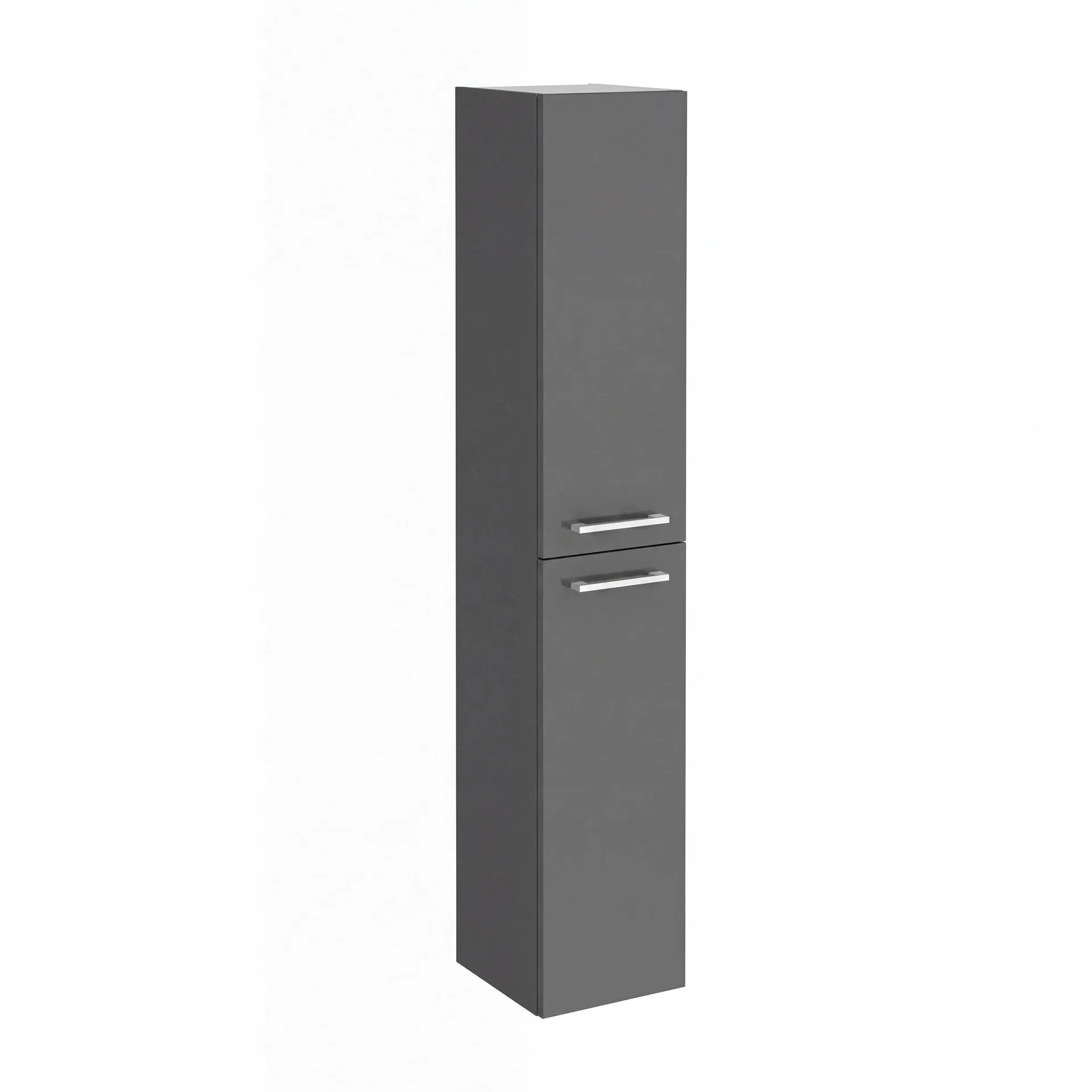 FACKELMANN B.ROUND Hochschrank 30 cm breit, Anthrazit, Türanschlag rechts