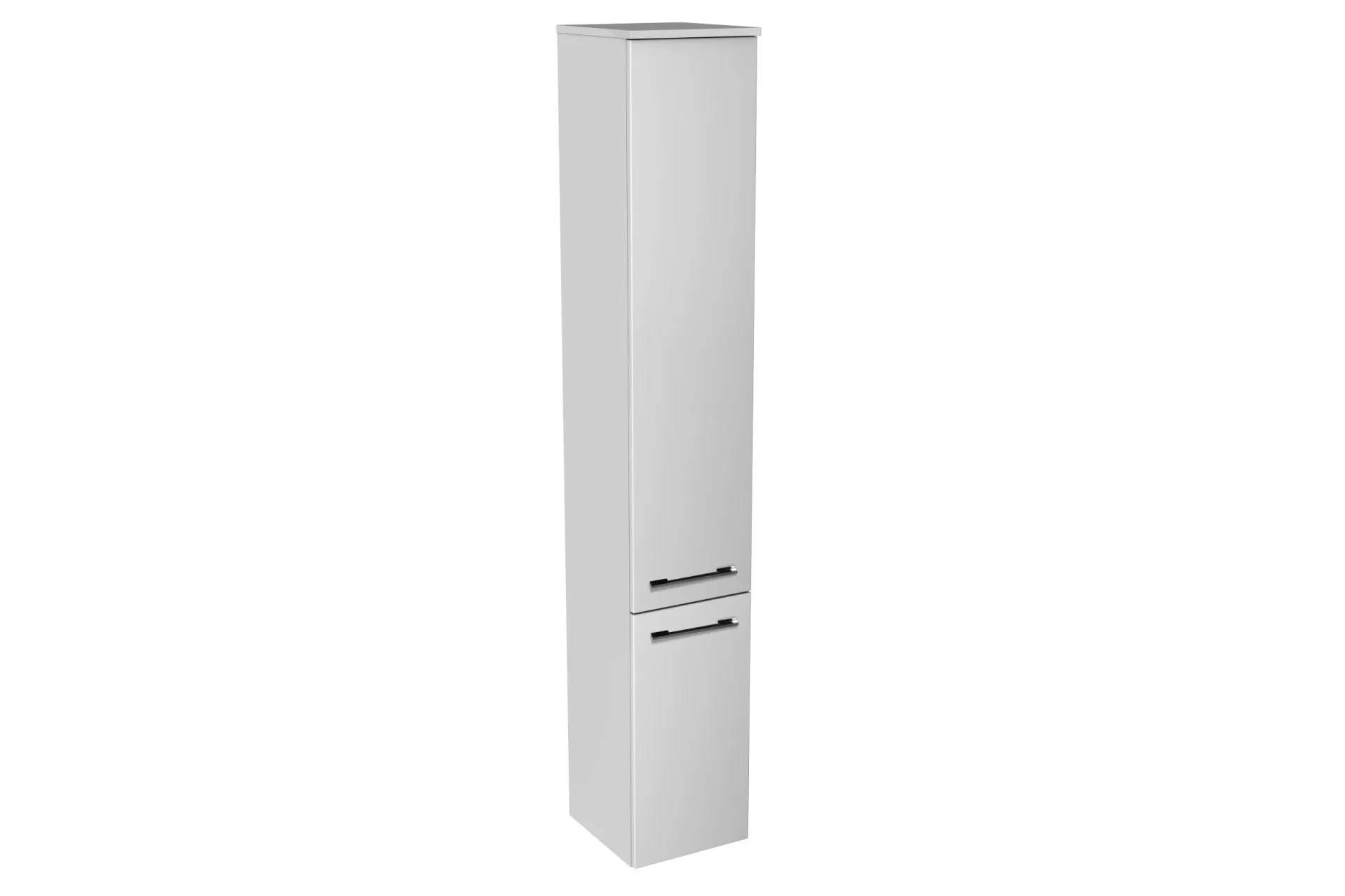 LANZET Hochschrank 30 cm breit, Weiß, Türanschlag links