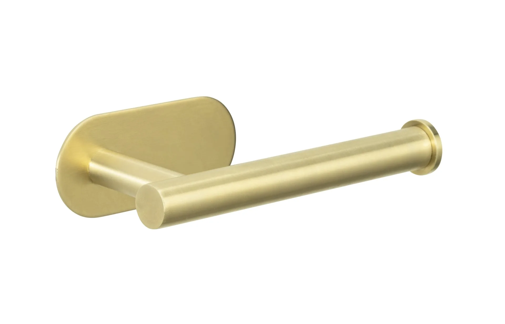 WENKO OREA Toilettenpapierhalter, Gold matt, Befestigen ohne Bohren