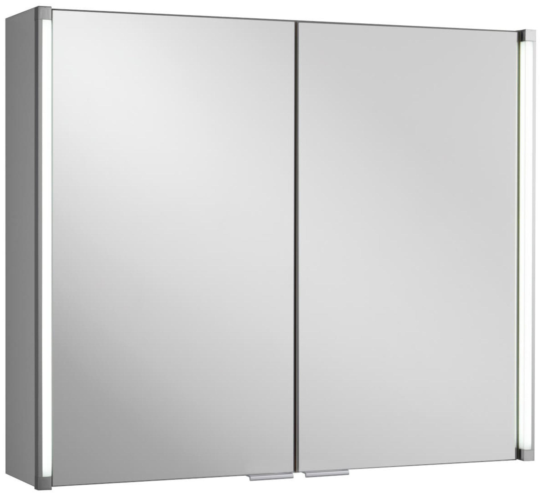 FACKELMANN LED Spiegelschrank 81 cm breit, Weiß