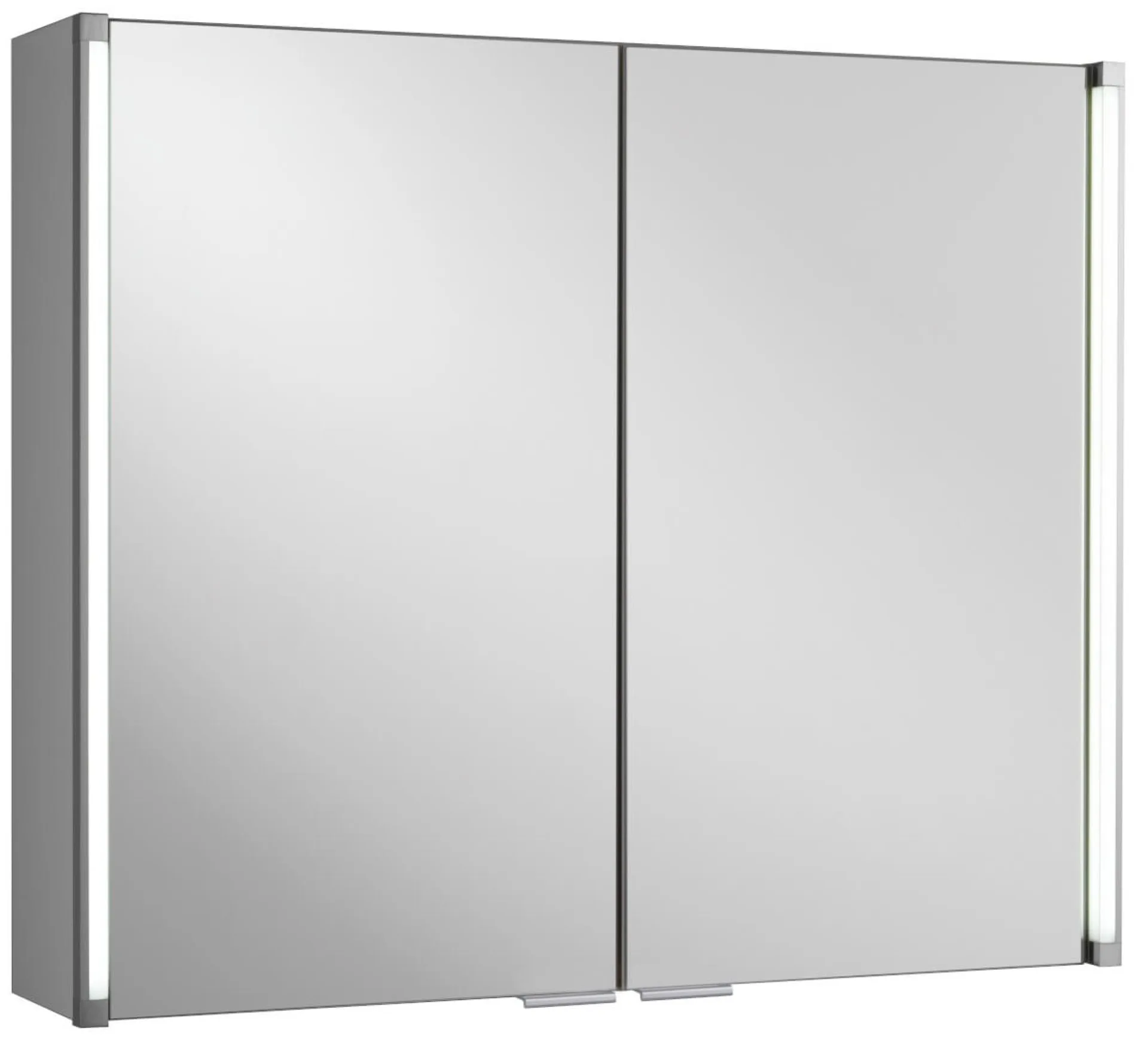 FACKELMANN LED Spiegelschrank 81 cm breit, Weiß