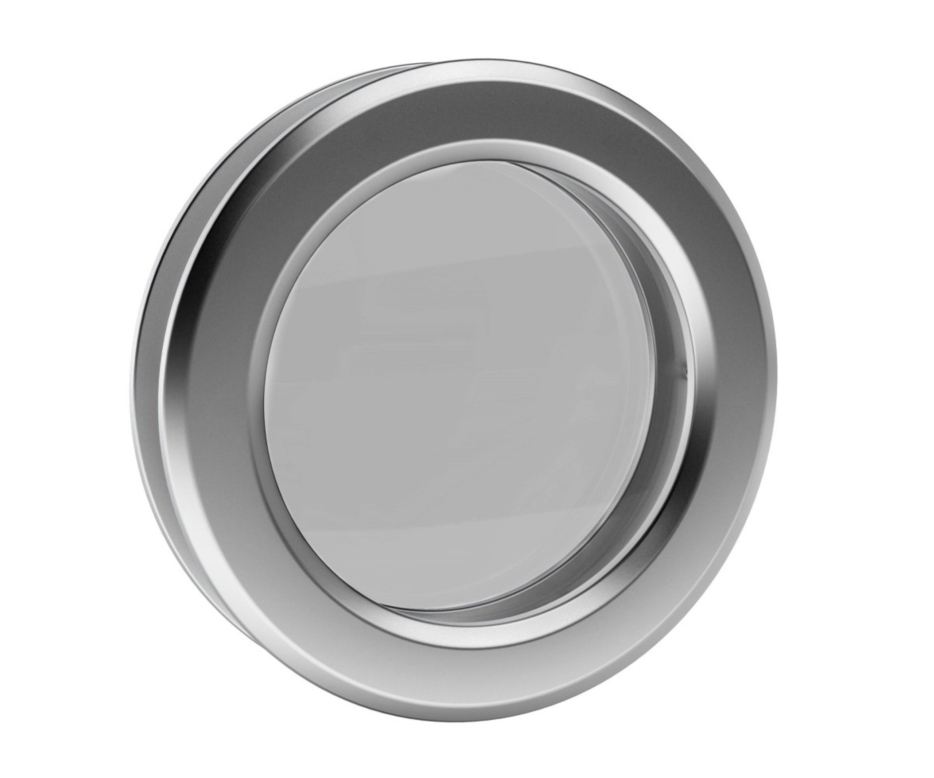 Bullauge ø 250 mm Milchglas Edelstahl mit Teleskoprahmen BT25/0 - ohne Schrauben