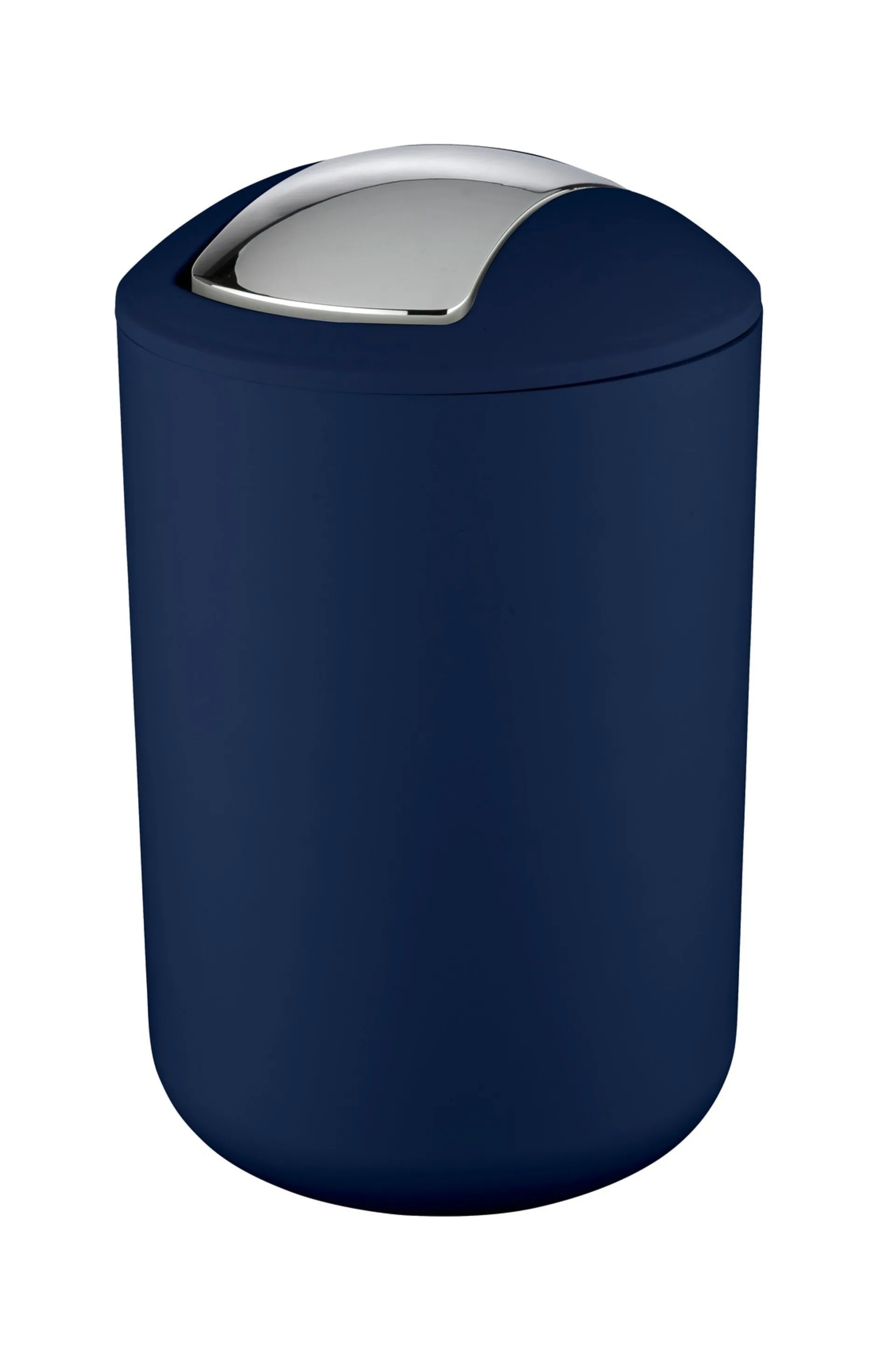 WENKO BRASIL Accessoire Set, Blau, Zahnputzbecher, Seifenspender, WC-Garnitur, Kosmetikeimer