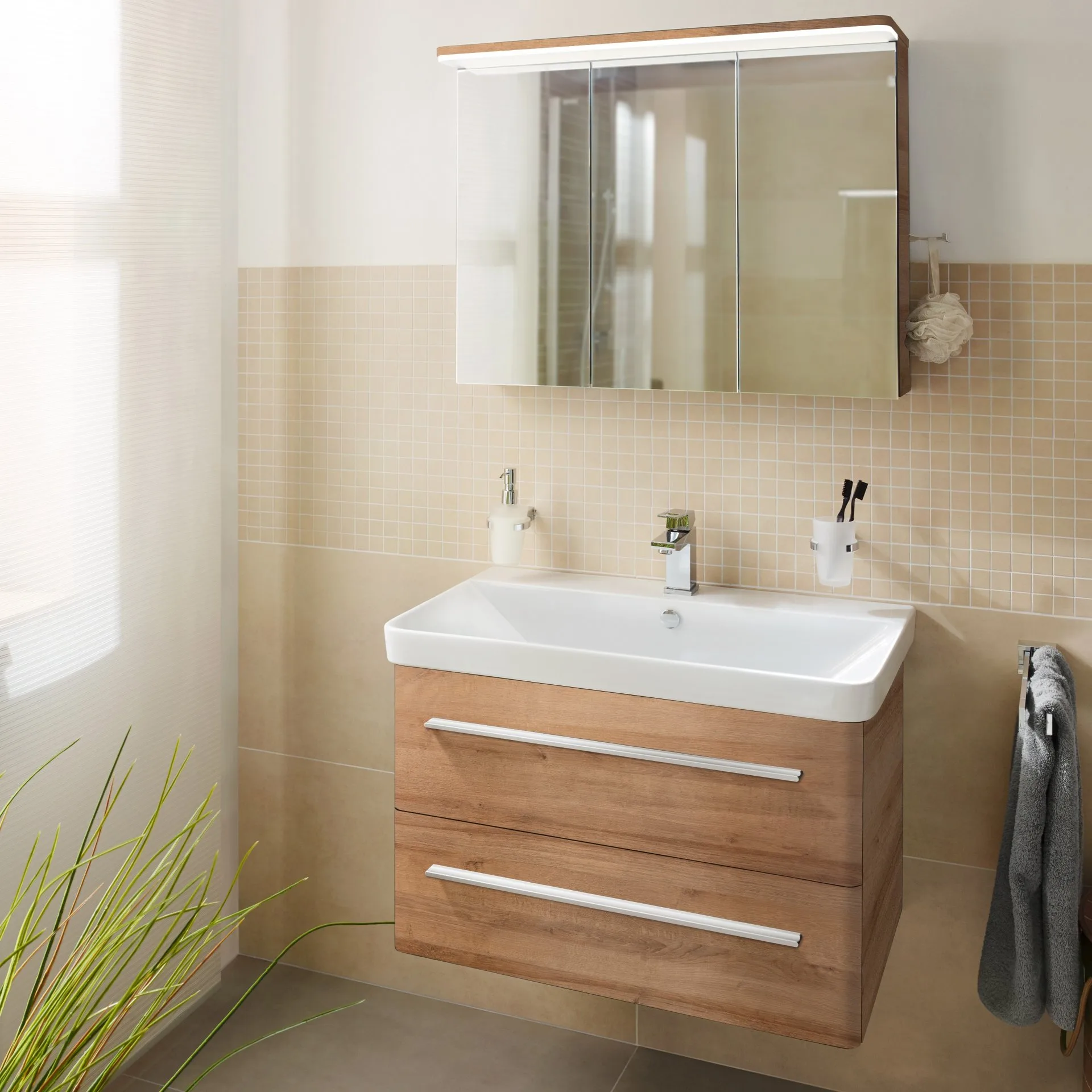Lanzet K8 Keramik Waschbecken 80 cm