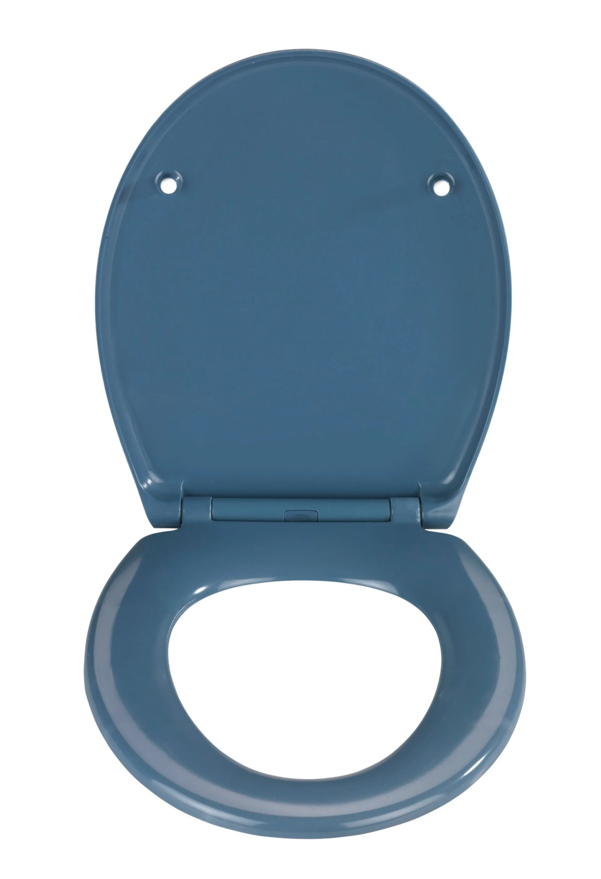 WENKO SAMOS WC-Sitz, Blau, Duroplast, mit Absenkautomatik