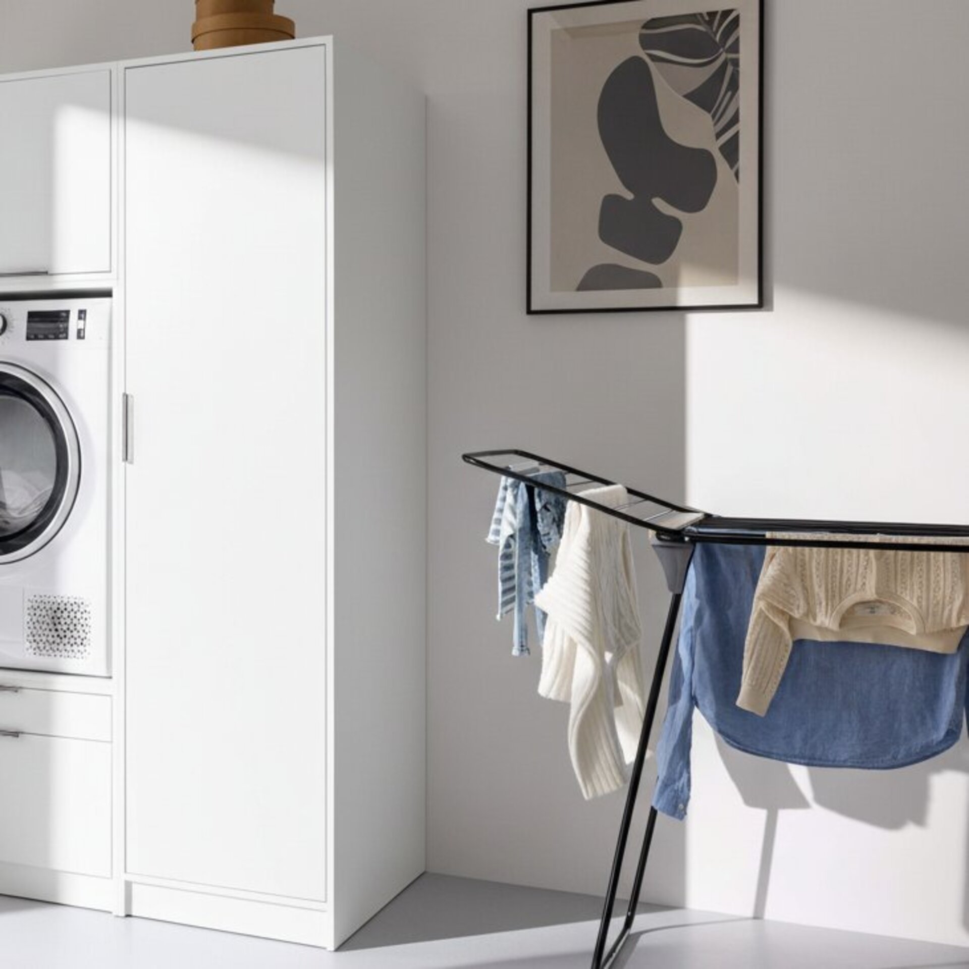 FACKELMANN Putzschrank 50 cm breit, Weiß