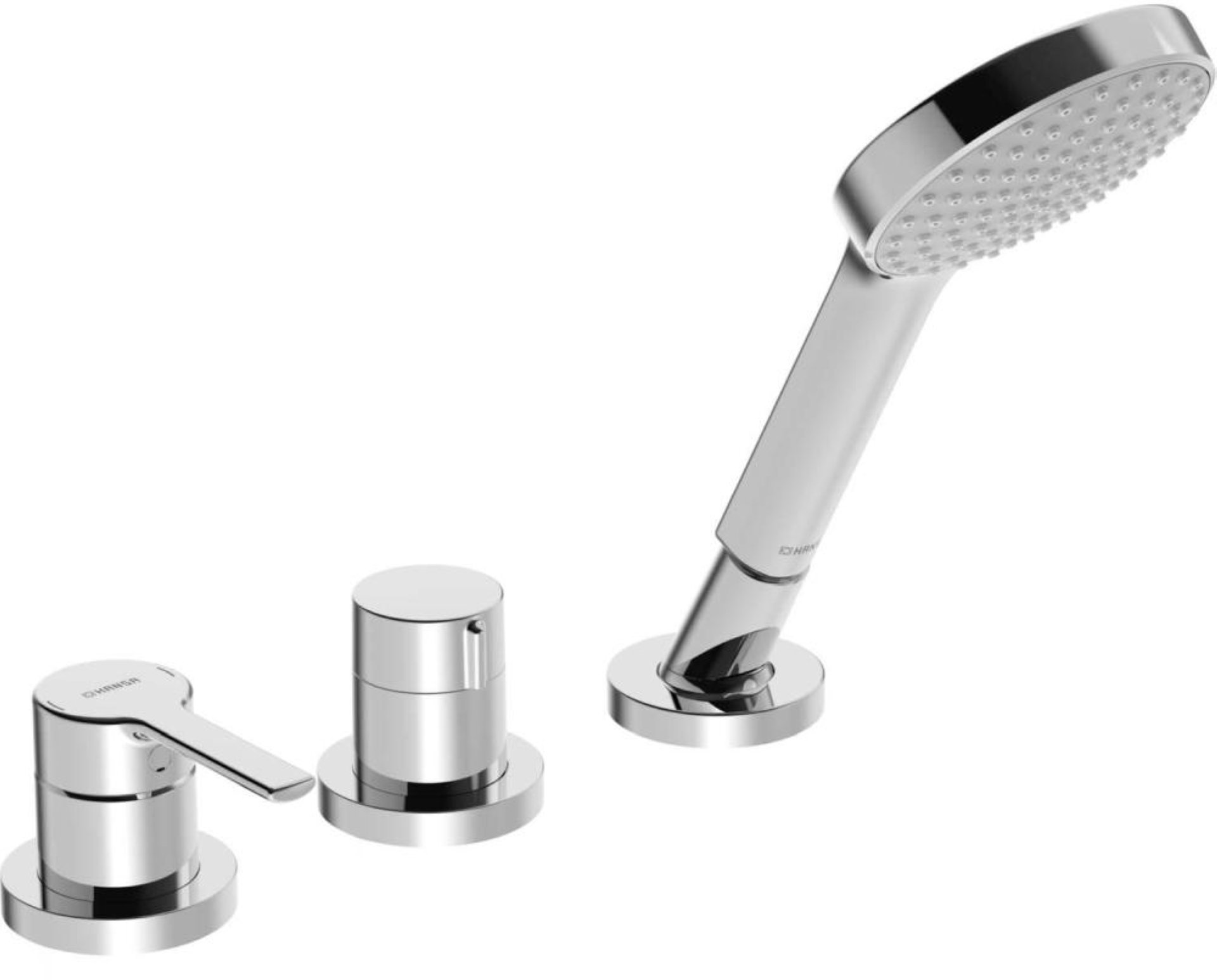 HANSA HANSARONDA Brausearmatur, Chrom, Komplettset rund