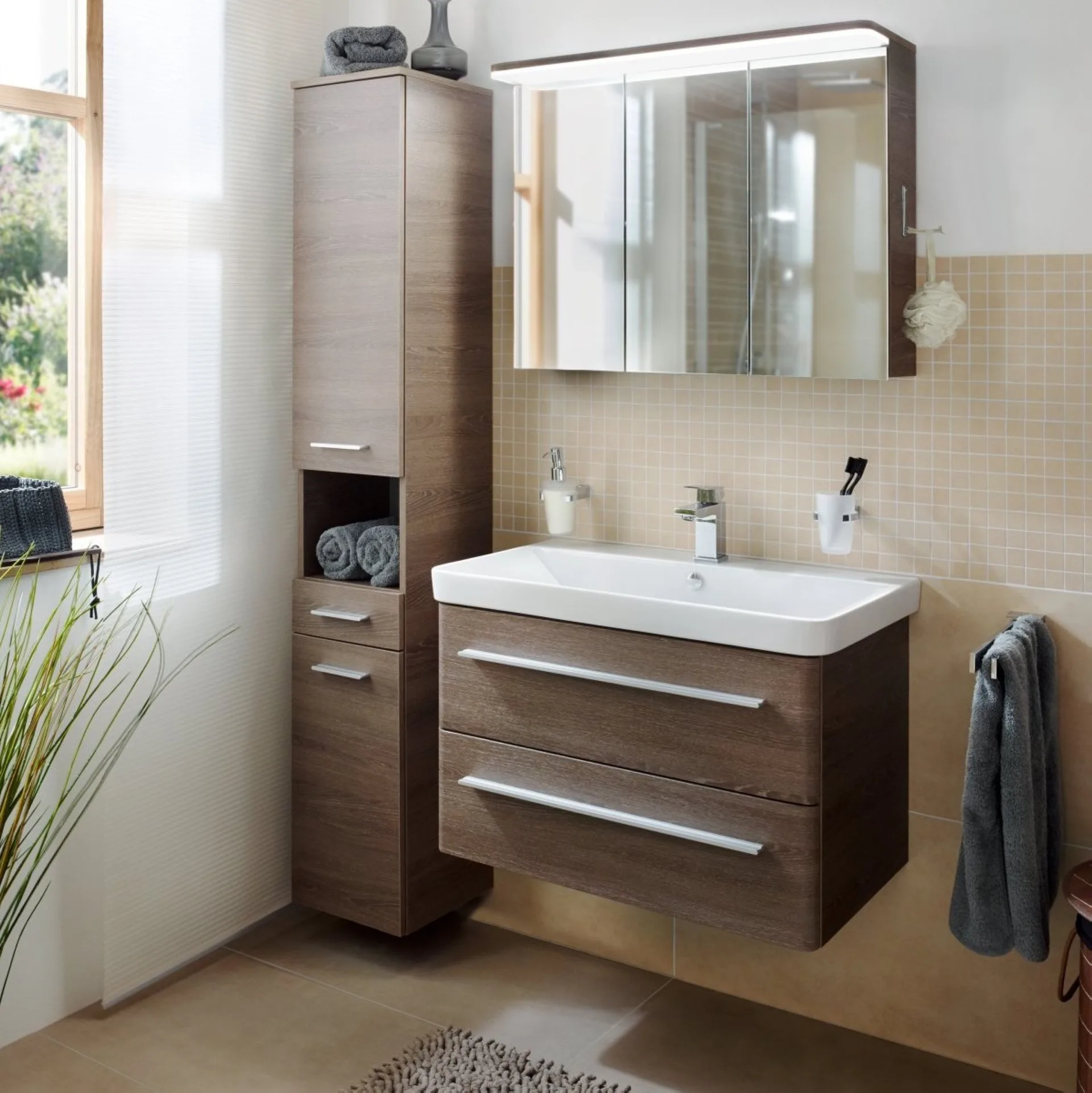 Lanzet K8 Keramik Waschbecken 80 cm