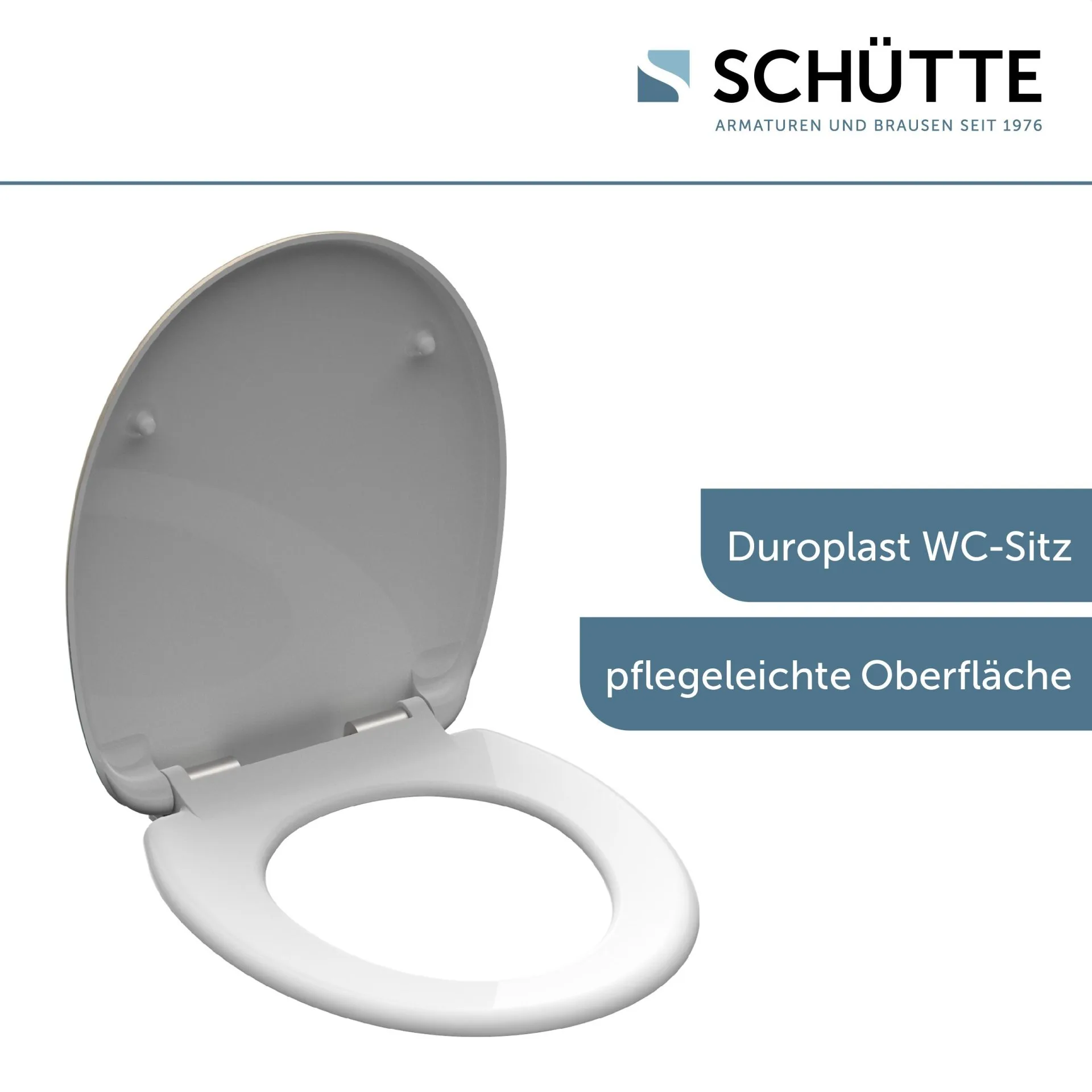 SCHÜTTE BEACH WC-Sitz, Kunststoff, mit Absenkautomatik