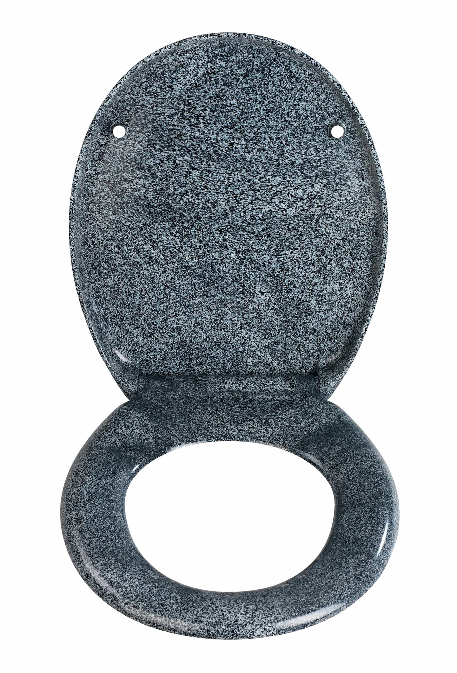 WENKO OTTANA WC-Sitz, Grau, mit Absenkautomatik