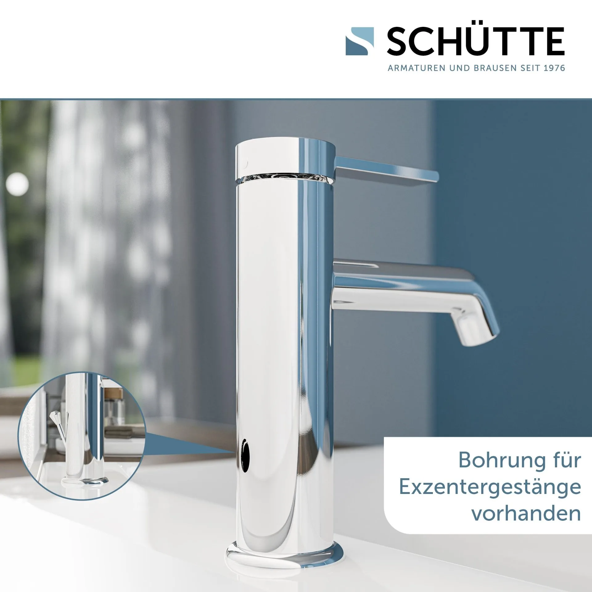 SCHÜTTE LOS ANGELES Waschtischarmatur, Chrom