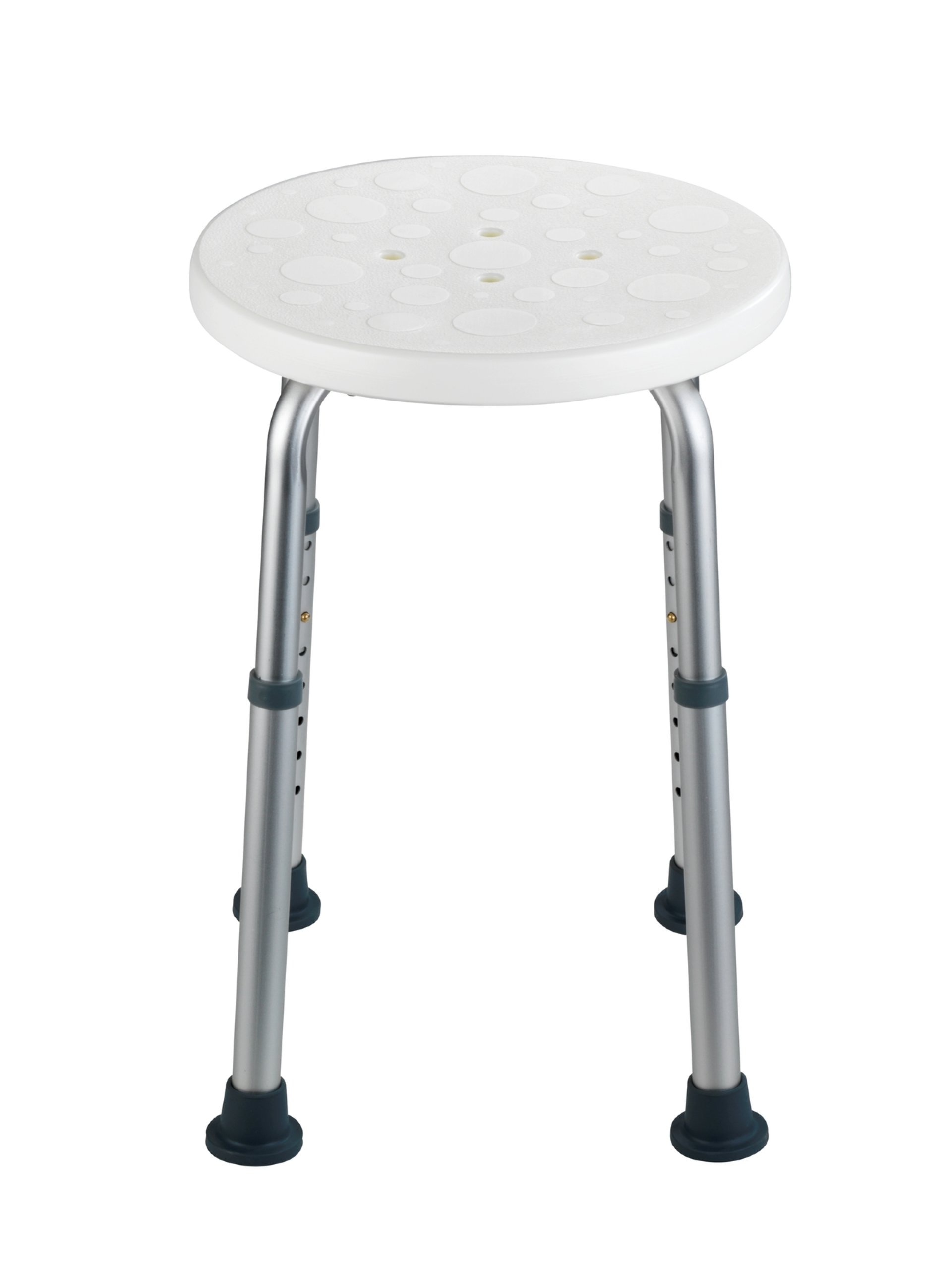 WENKO SECURA Badhocker, höhenverstellbar, 120 kg Tragkraft, für Dusche und Wanne