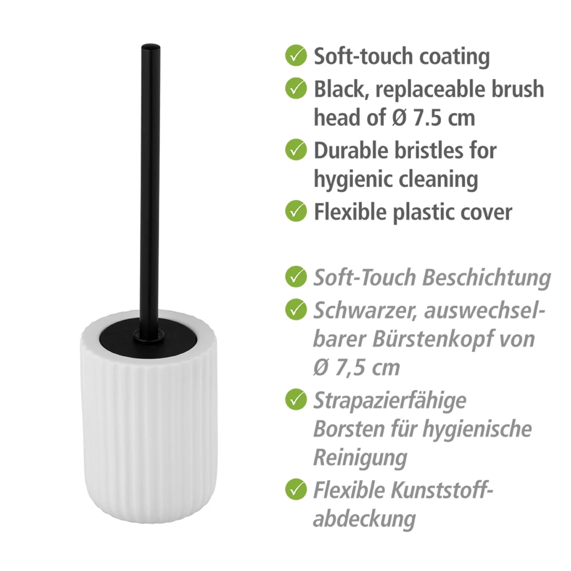 WENKO BELLUNO WC-Garnitur, Weiß, Keramik