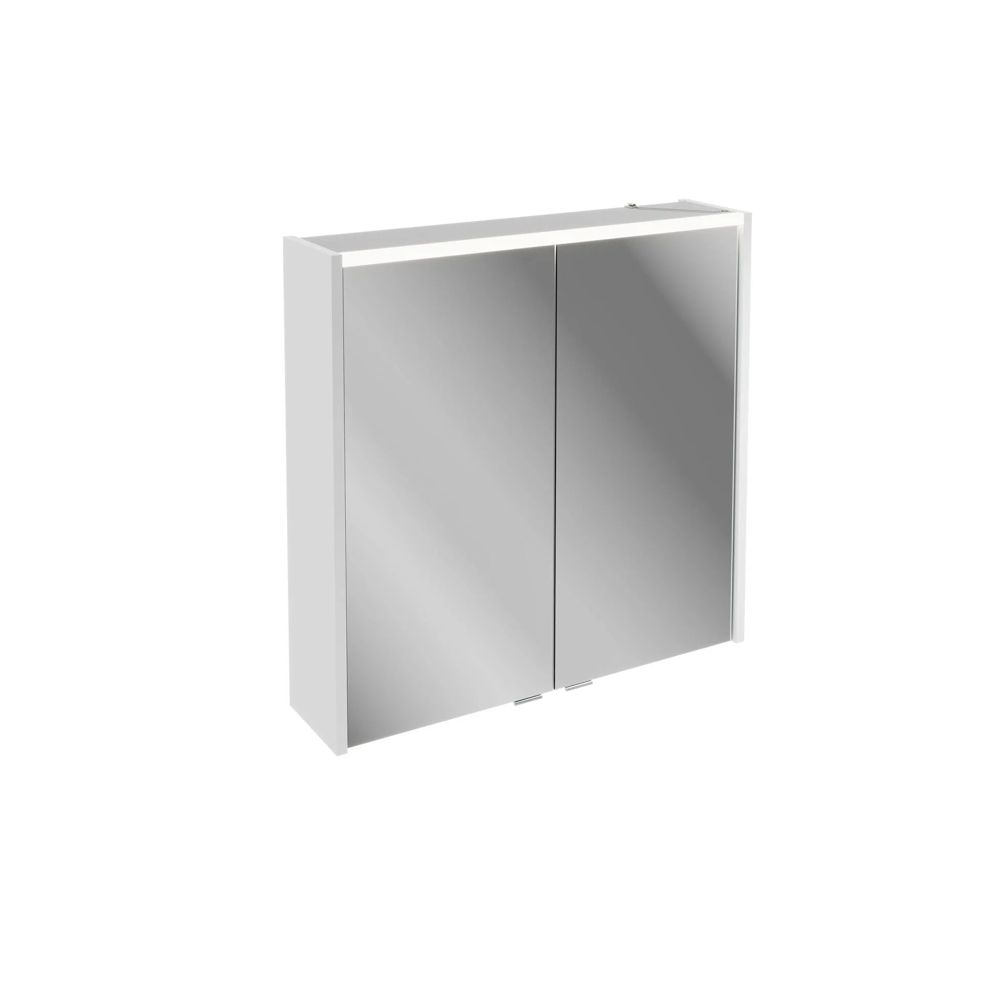 FACKELMANN B.ROUND LED Spiegelschrank 70 cm breit, Weiß
