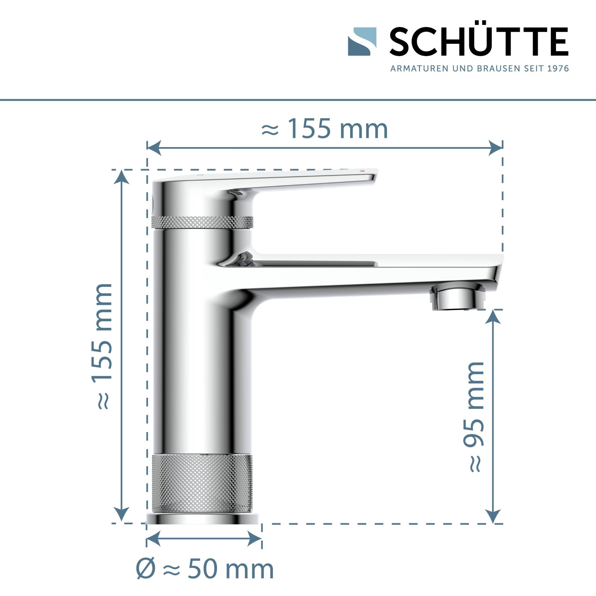 SCHÜTTE LIVERPOOL Waschtischarmatur, Chrom