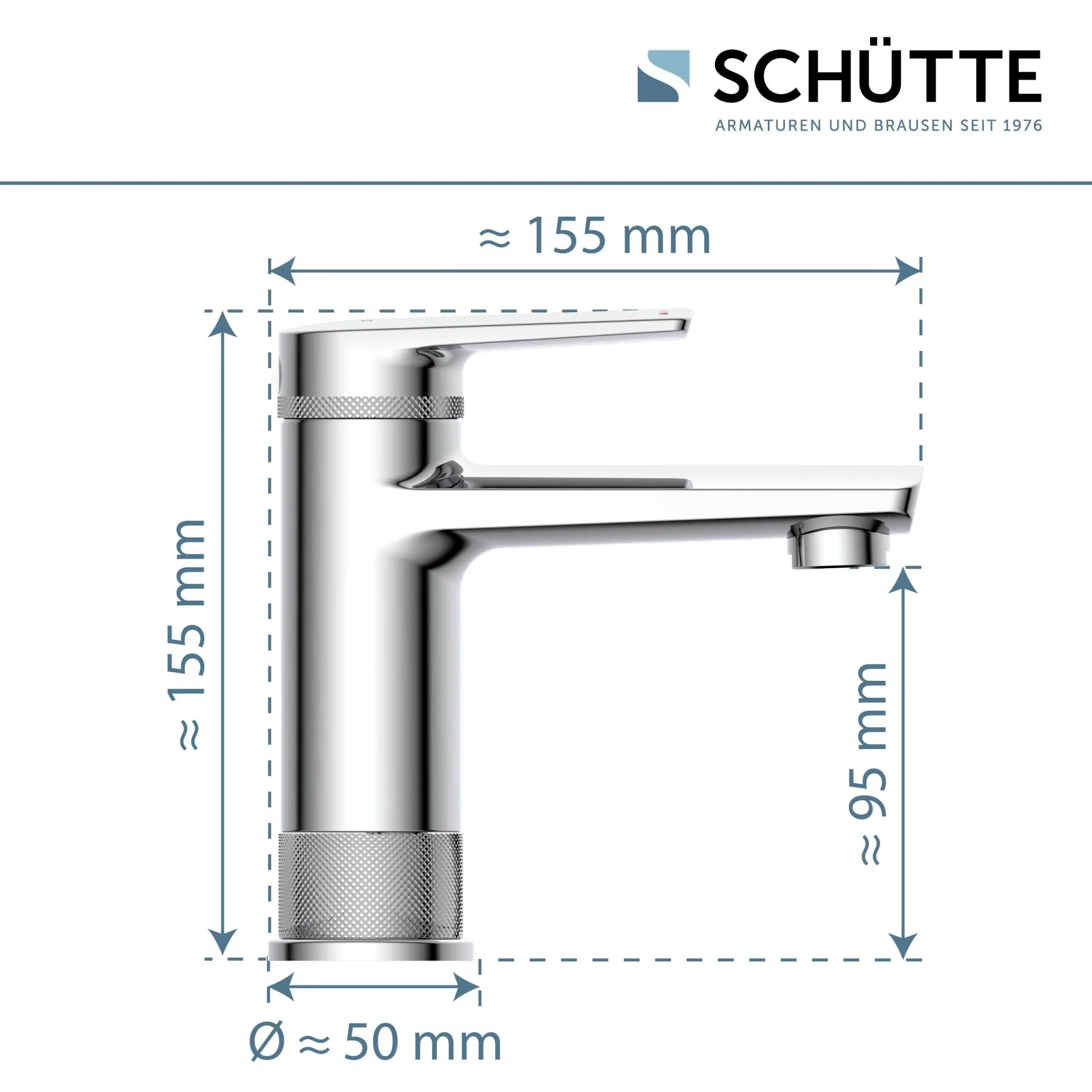SCHÜTTE LIVERPOOL Waschtischarmatur, Chrom