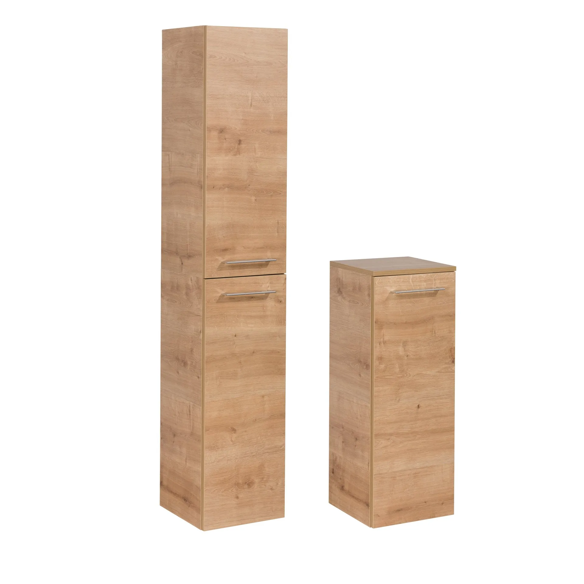 FACKELMANN B.PERFEKT Hochschrank und Midischrank 31 cm breit, Braun hell