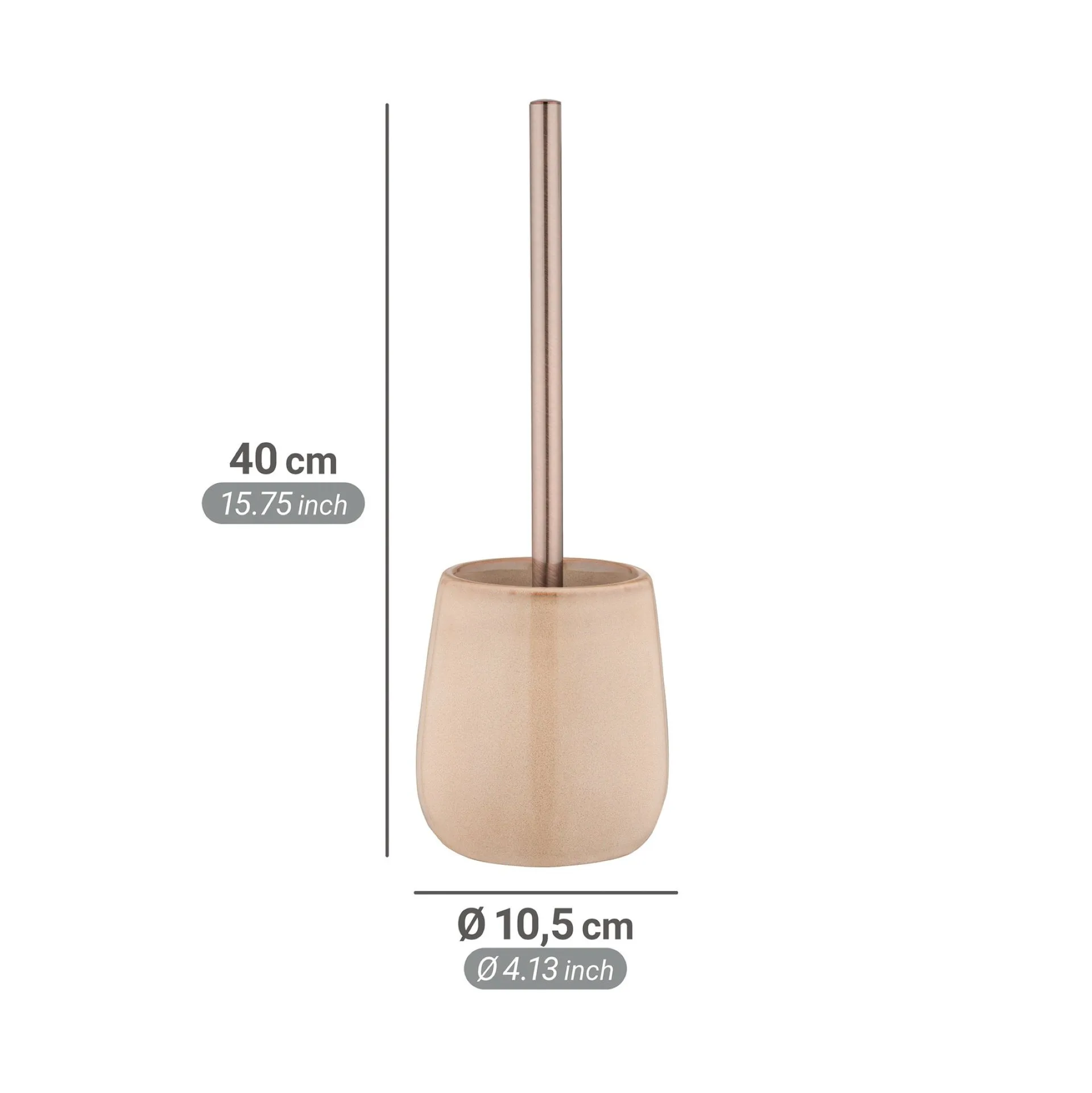 WENKO SIRMIONE WC-Garnitur, Beige, Keramik