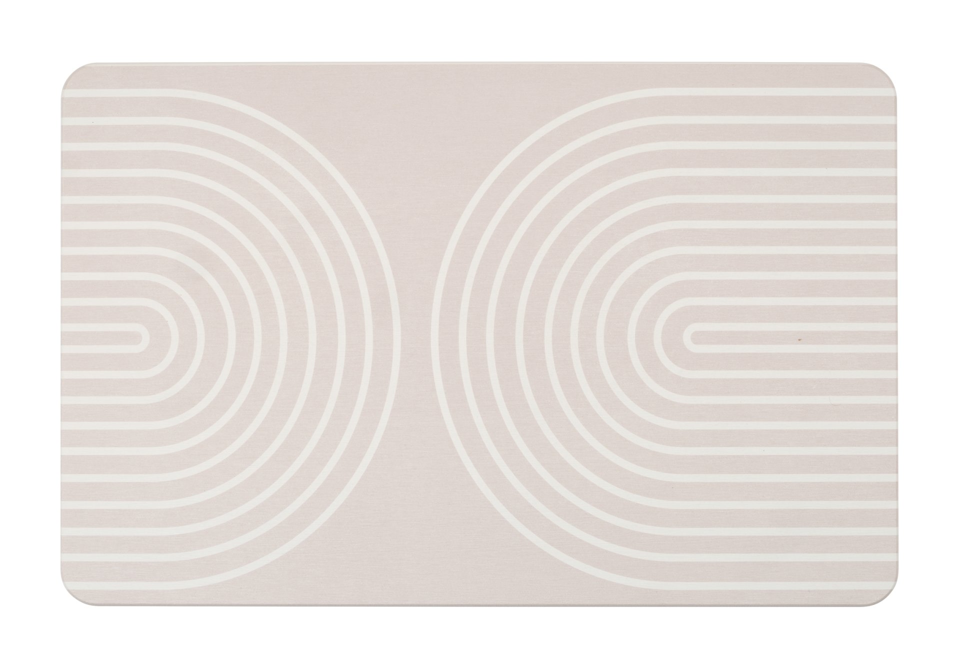 WENKO NAZCA Badematte 60 x 39 cm, Grau, aus natürlichem Diatomit