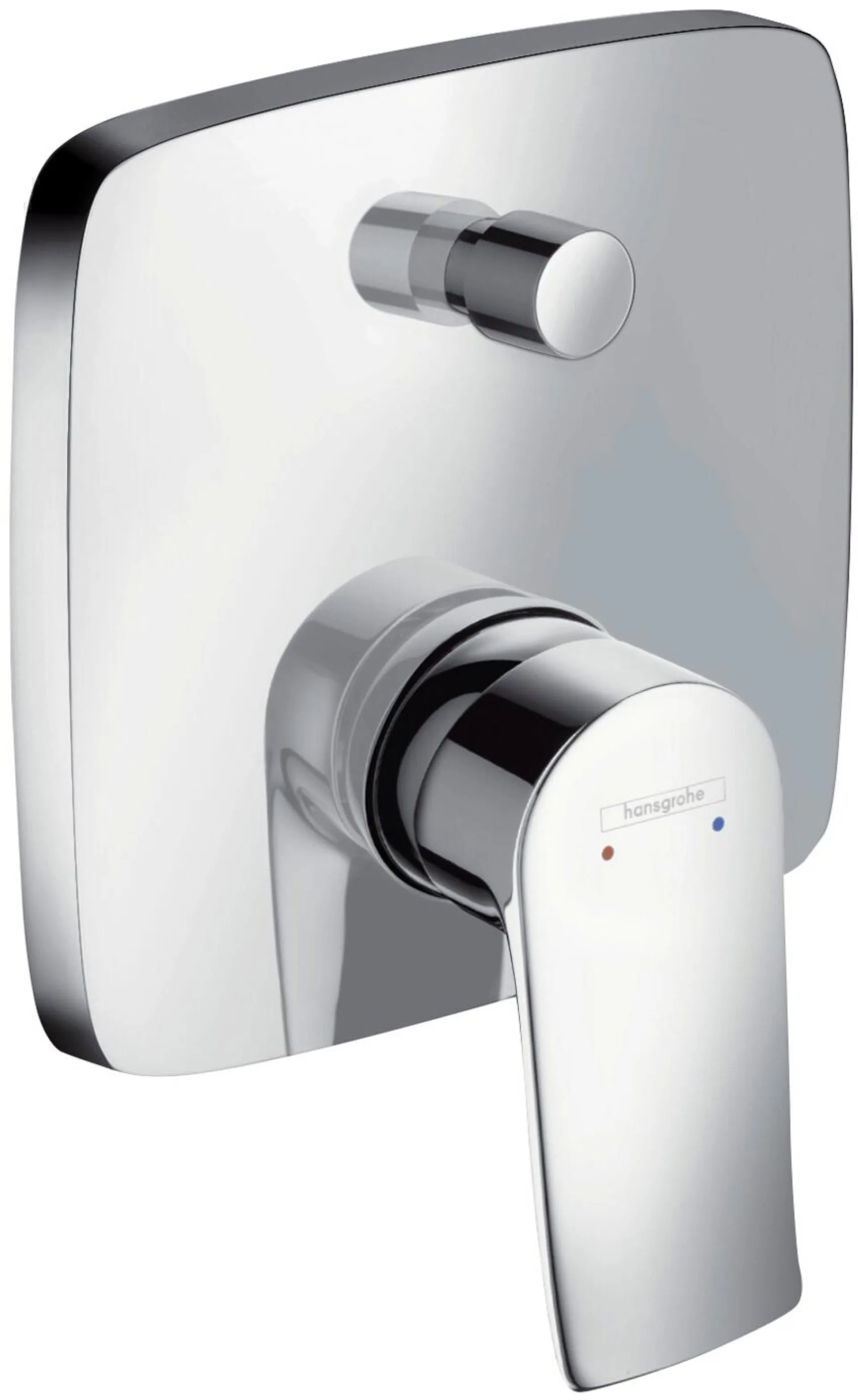 HANSGROHE METRIS Badewannenarmatur, Chrom, Unterputz, mit Sicherungskombination