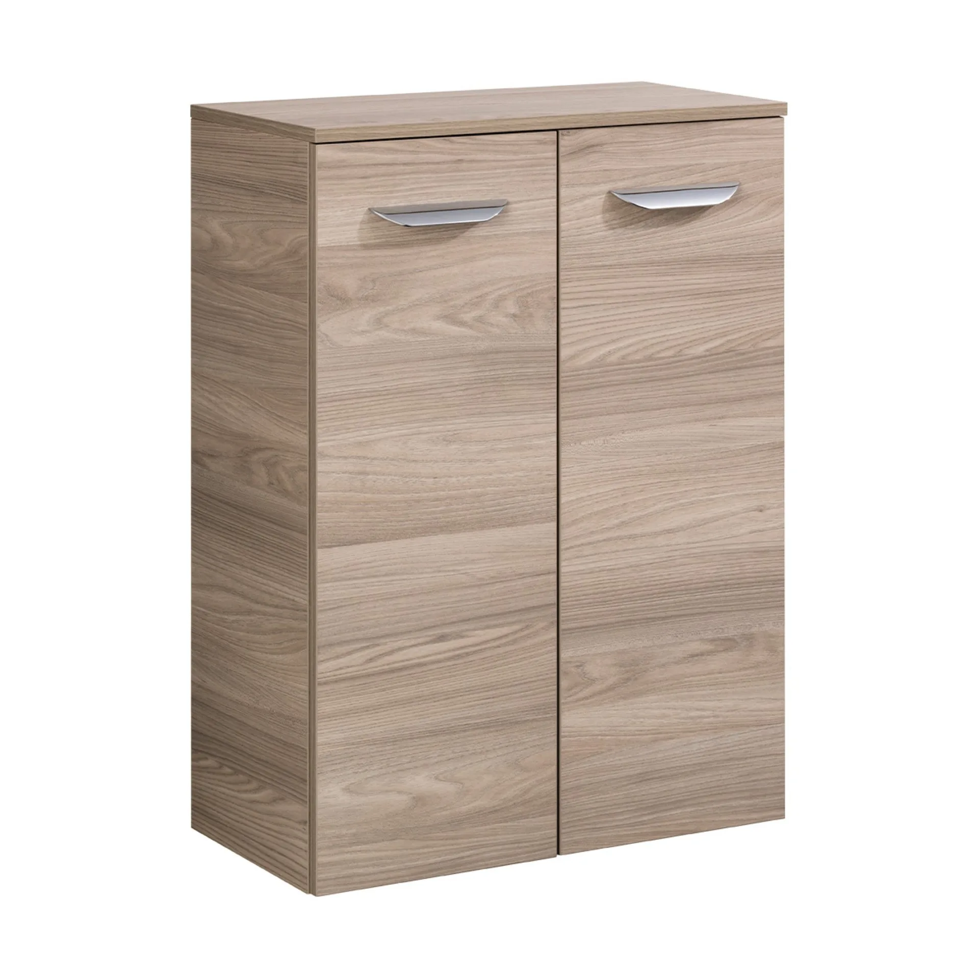 FACKELMANN LUXOR Doppel Midischrank 60,5 cm breit, Braun hell