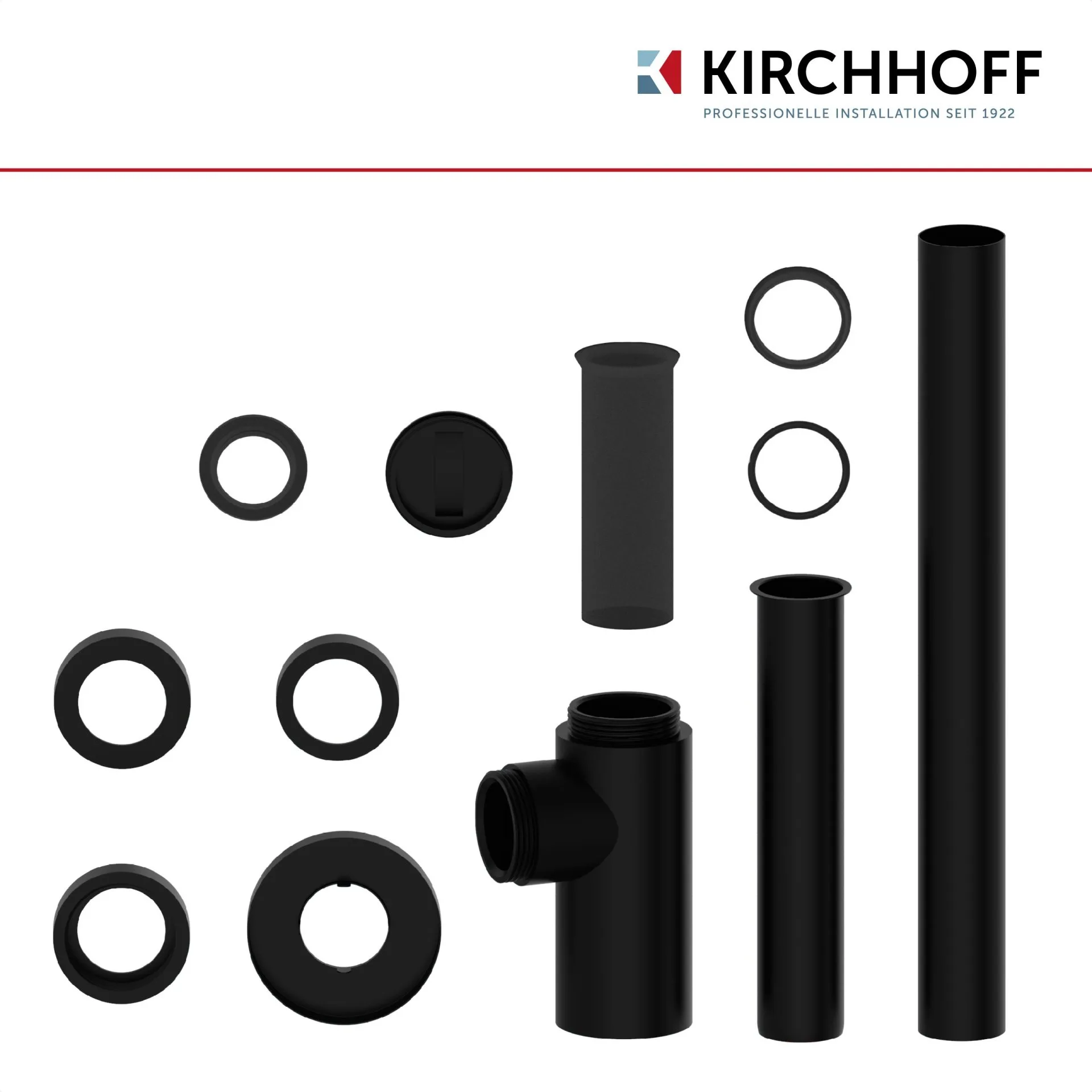 KIRCHHOFF Siphon, Schwarz matt