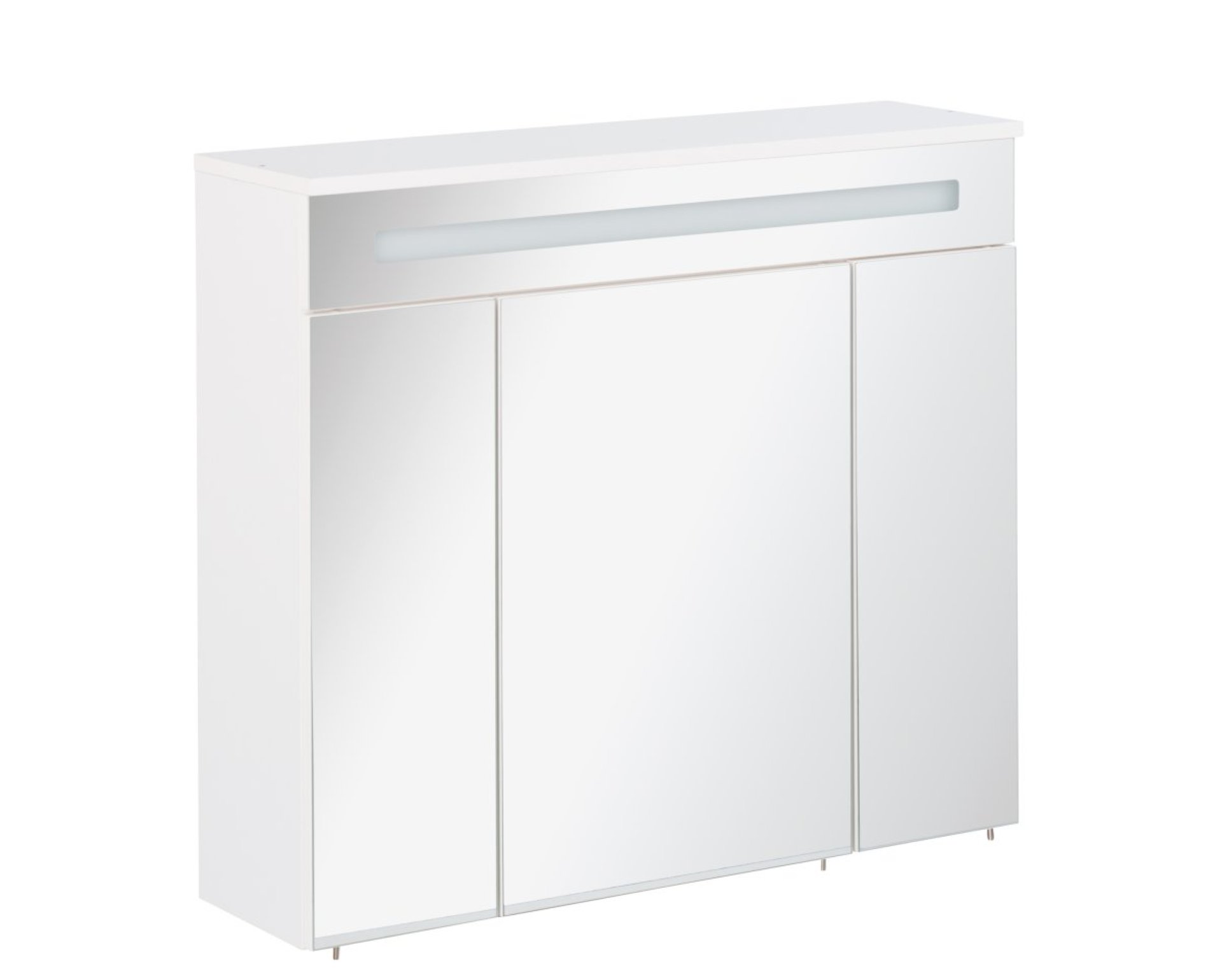 Fackelmann KARA LED Spiegelschrank 80 cm, Weiß