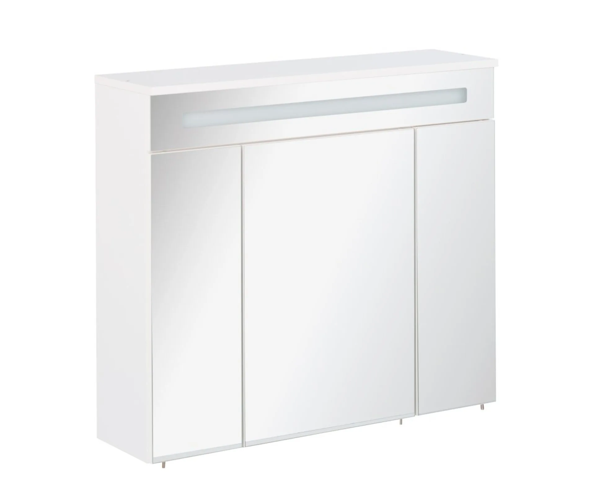 FACKELMANN KARA LED Spiegelschrank 80 cm breit, Weiß