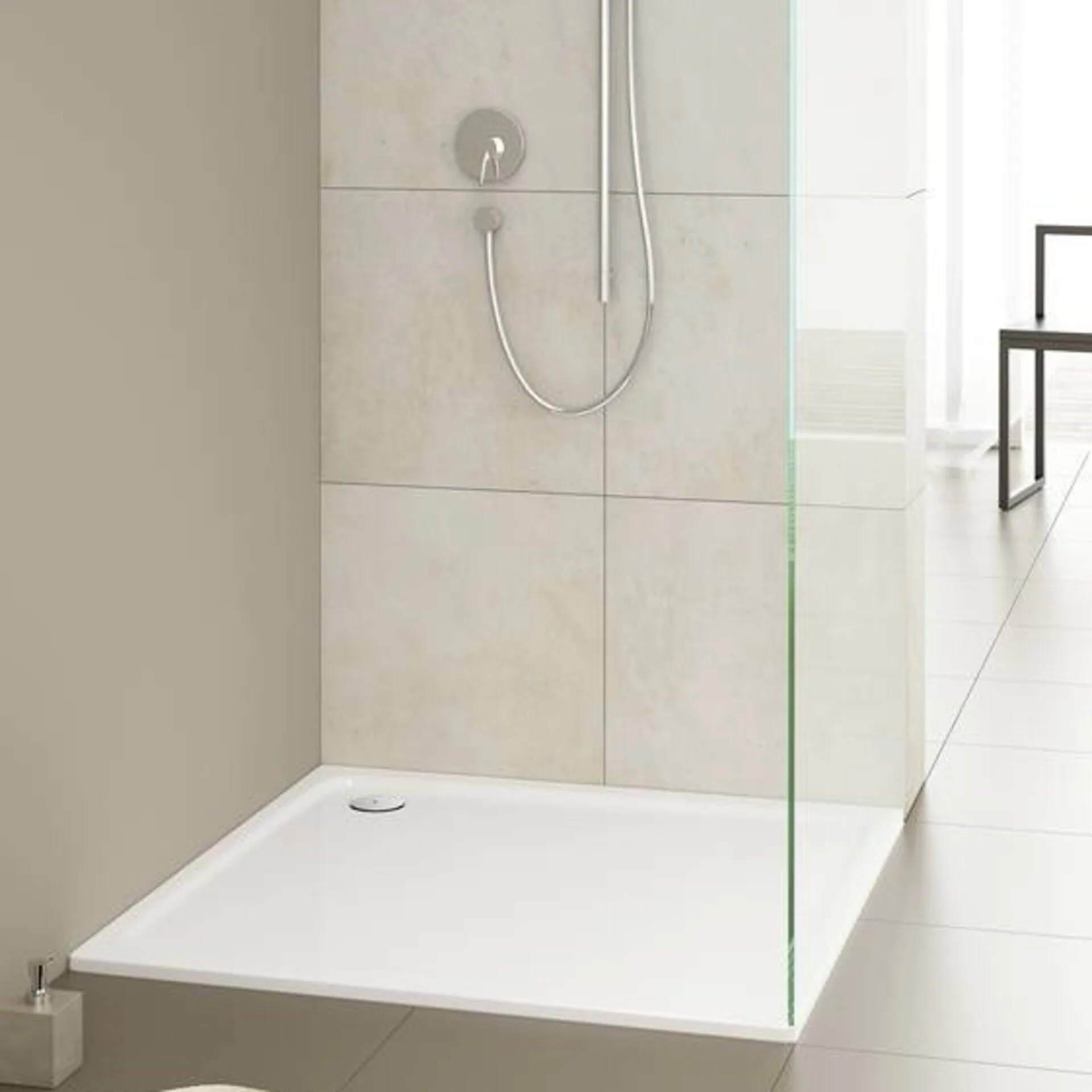 KALDEWEI SUPERPLAN CLASSIC Duschwanne 80 cm breit, Weiß, Mod. 386-1