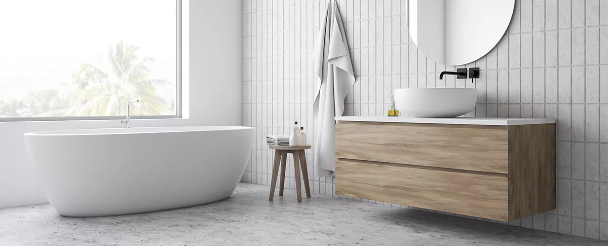 Die richtige Höhe und Tiefe von Waschbeckenunterschränken