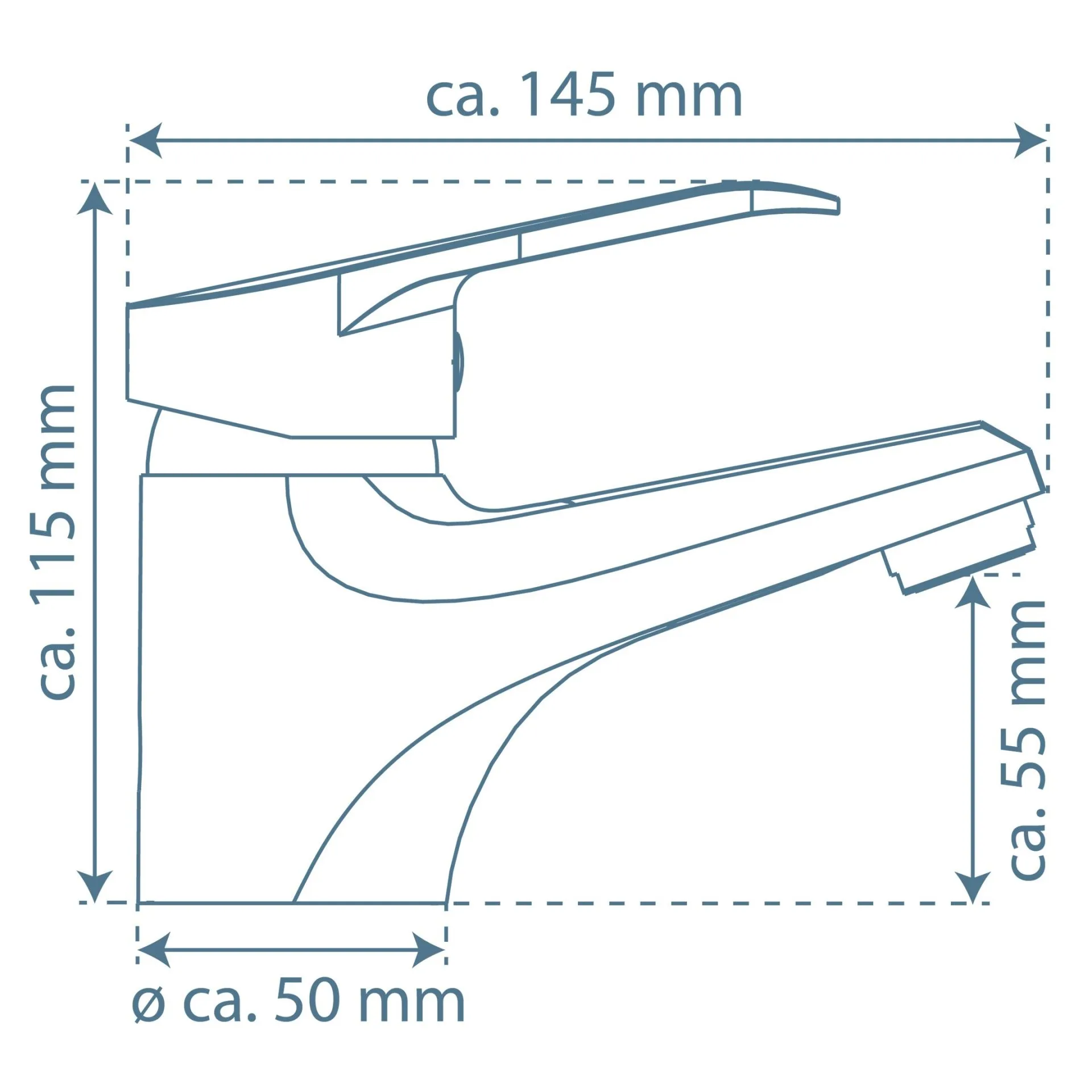 SCHÜTTE TESSA Waschtischarmatur, Chrom