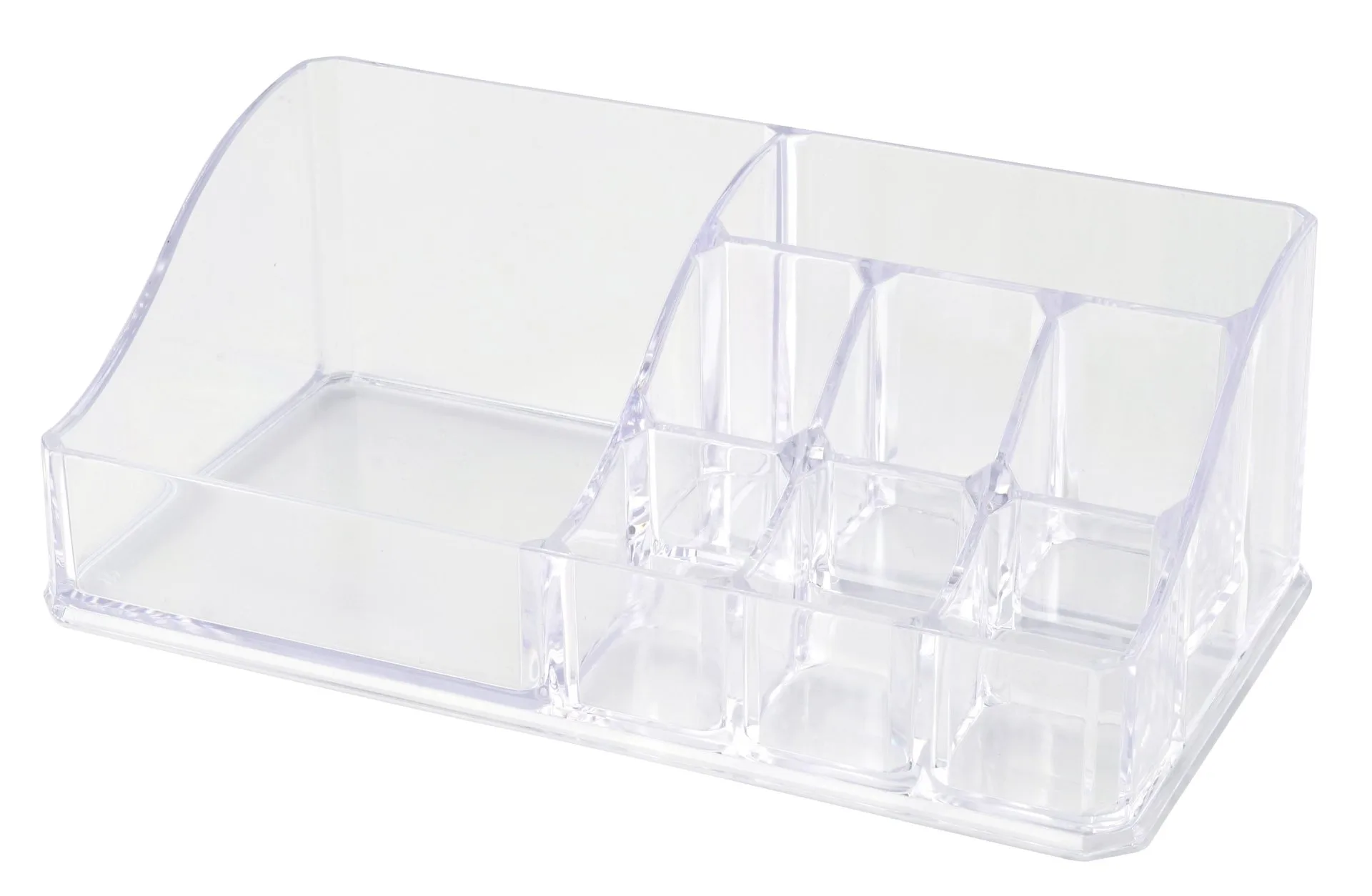 FACKELMANN Make up Organizer 17,5 cm breit, Transparent, Kunststoff