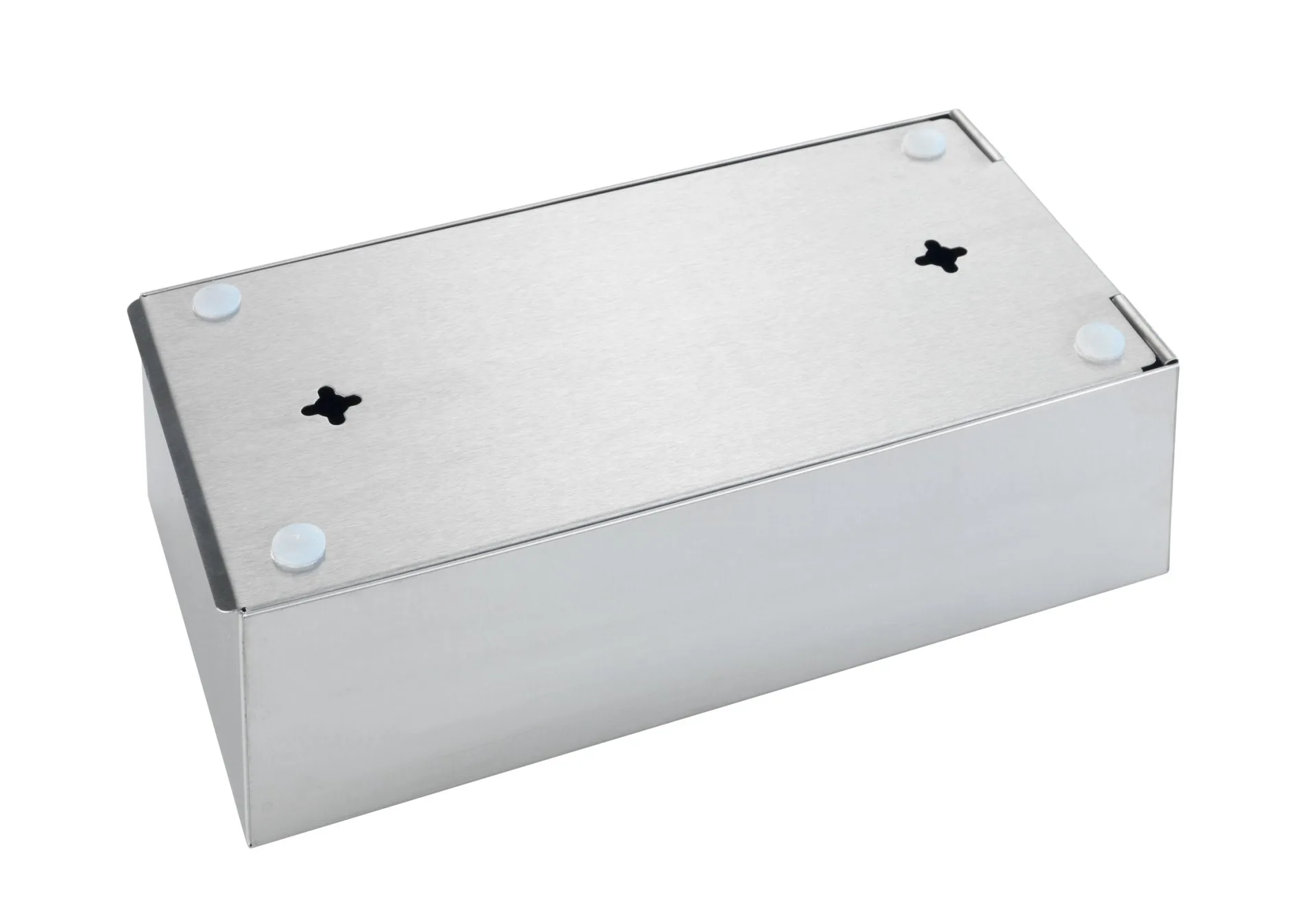 WENKO Kosmetiktücherbox, Silber, Edelstahl rostfrei